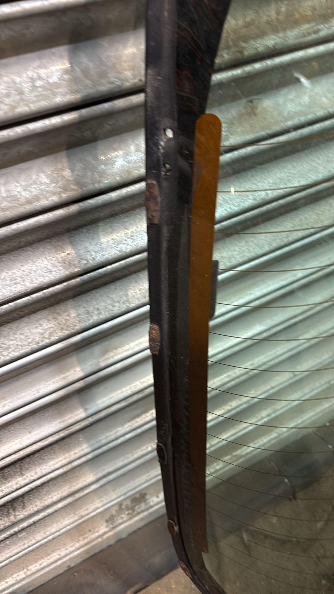 Porsche 944 968 rear hatch with genuine bridge spoiler, used, spares or repair 95151210100