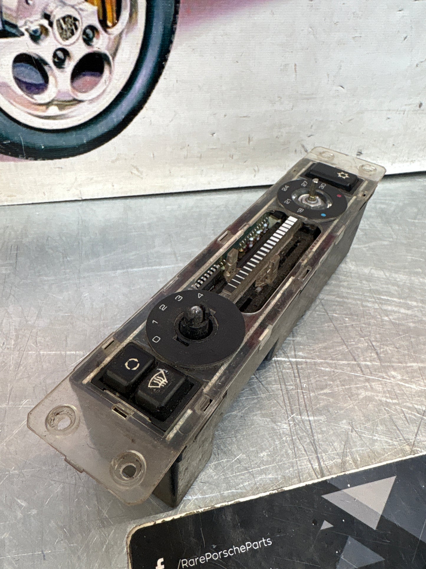 Porsche 944 climate heater / control switch 85.5 -91 years 94465302101 used
