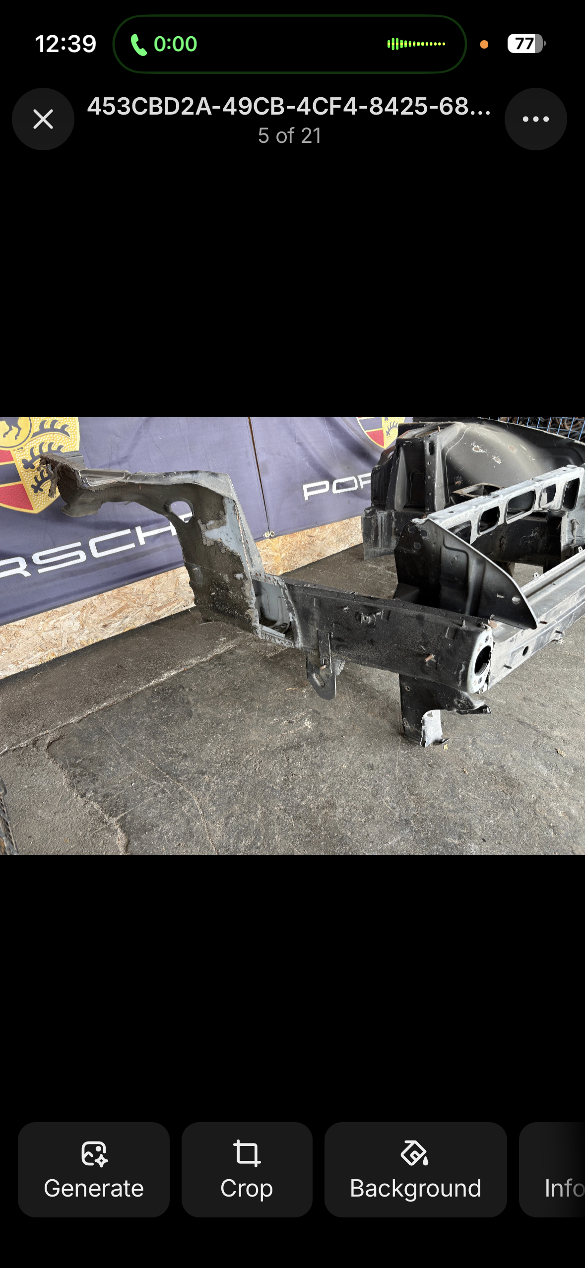 Porsche 944 Front end section cut