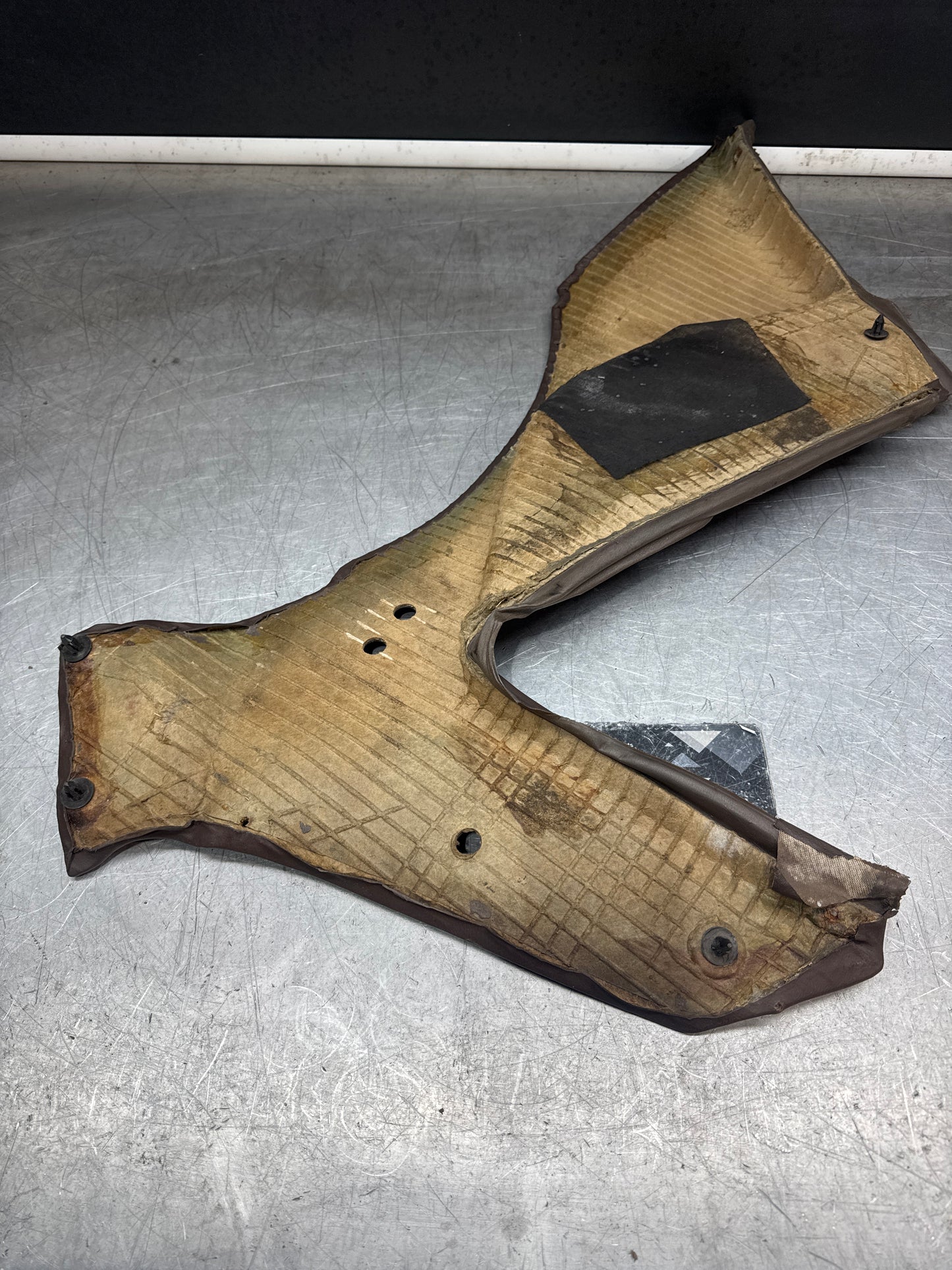 Porsche 944 924 brown rear interior C Post trims/cards. Quarter panel trim used 94455502101 94455502201