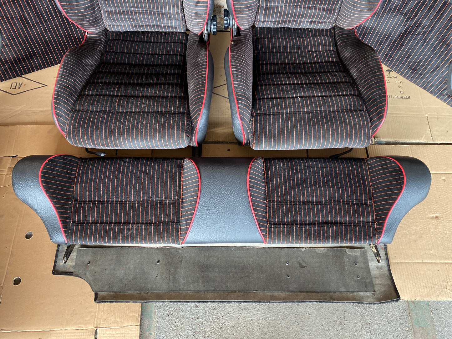 Porsche 924 Carrera GT Seat set with door cards, refurbished