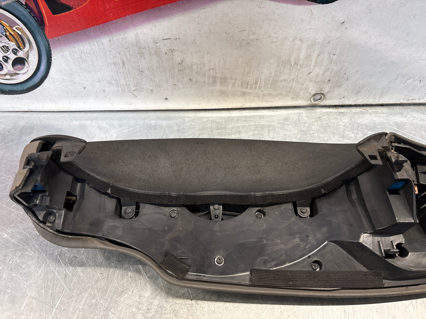Porsche 911 996 dasboard cluster trim, used, grey 99655205902