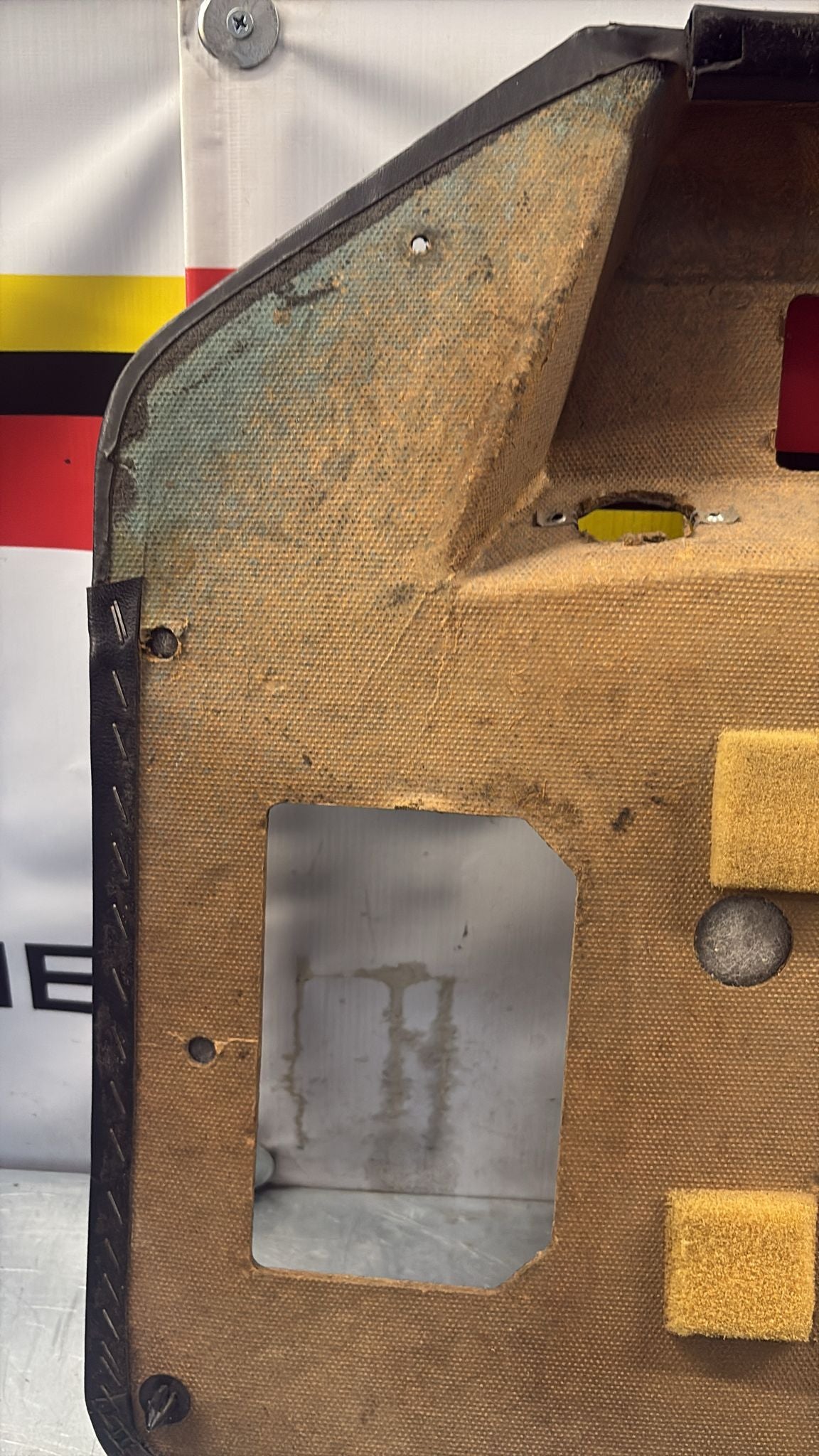 Porsche 924 / 944 Pair of early electric door cards, LHD 477867012 / 477867011