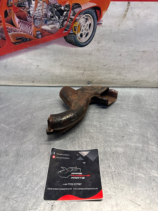 Porsche 914 left side heat duct, used 022256501A