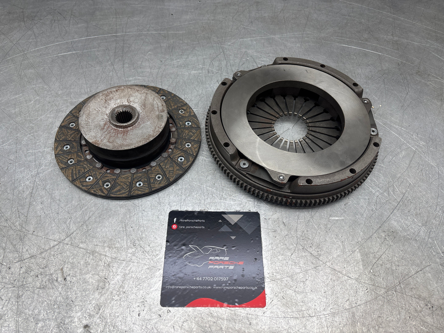 Porsche 944 924S Clutch set with rubber type disc, refurbished 94411691101