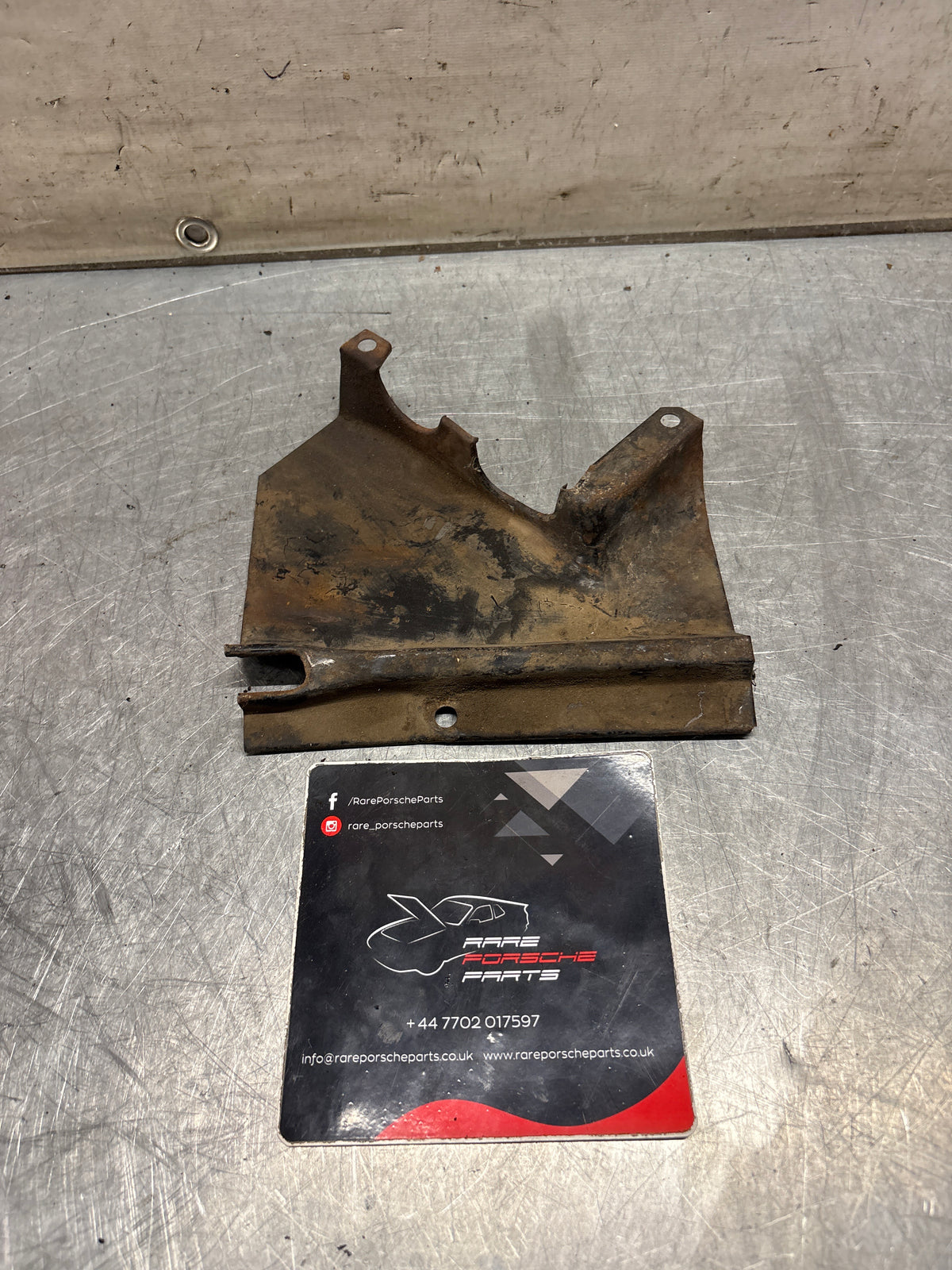Porsche 914 engine cover air duct, used 022119355B