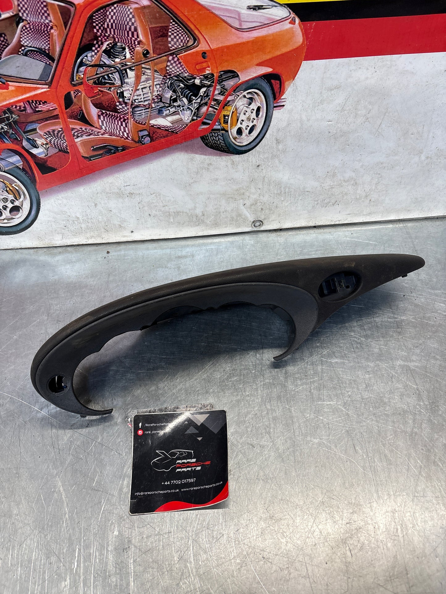 Porsche 911 996 dasboard cluster trim, used, black 99655205902