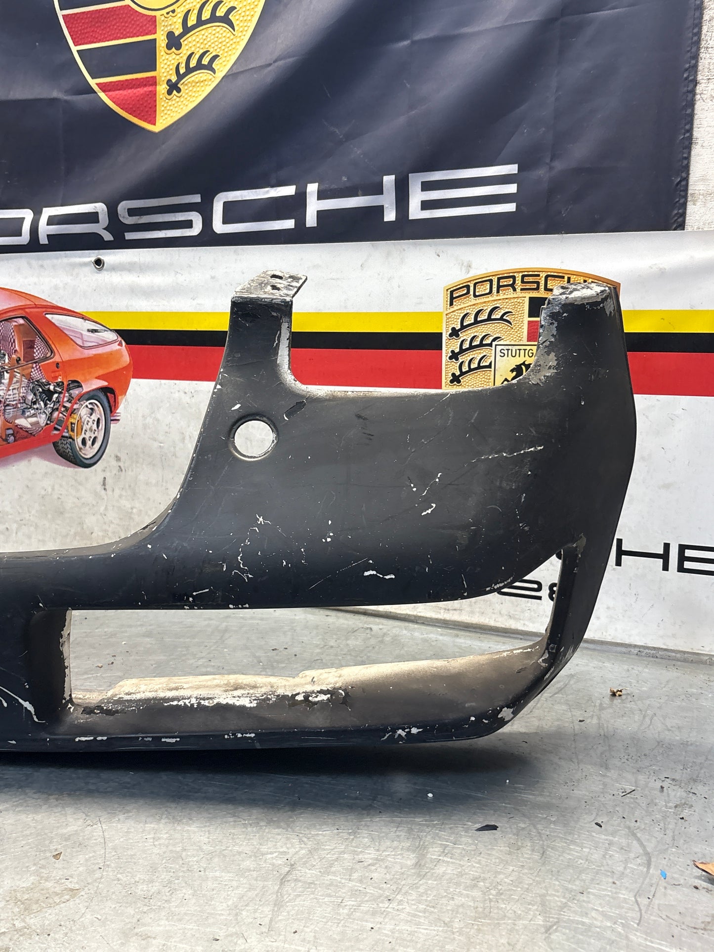 Porsche 928 front bumper cover panel, used 92850501306