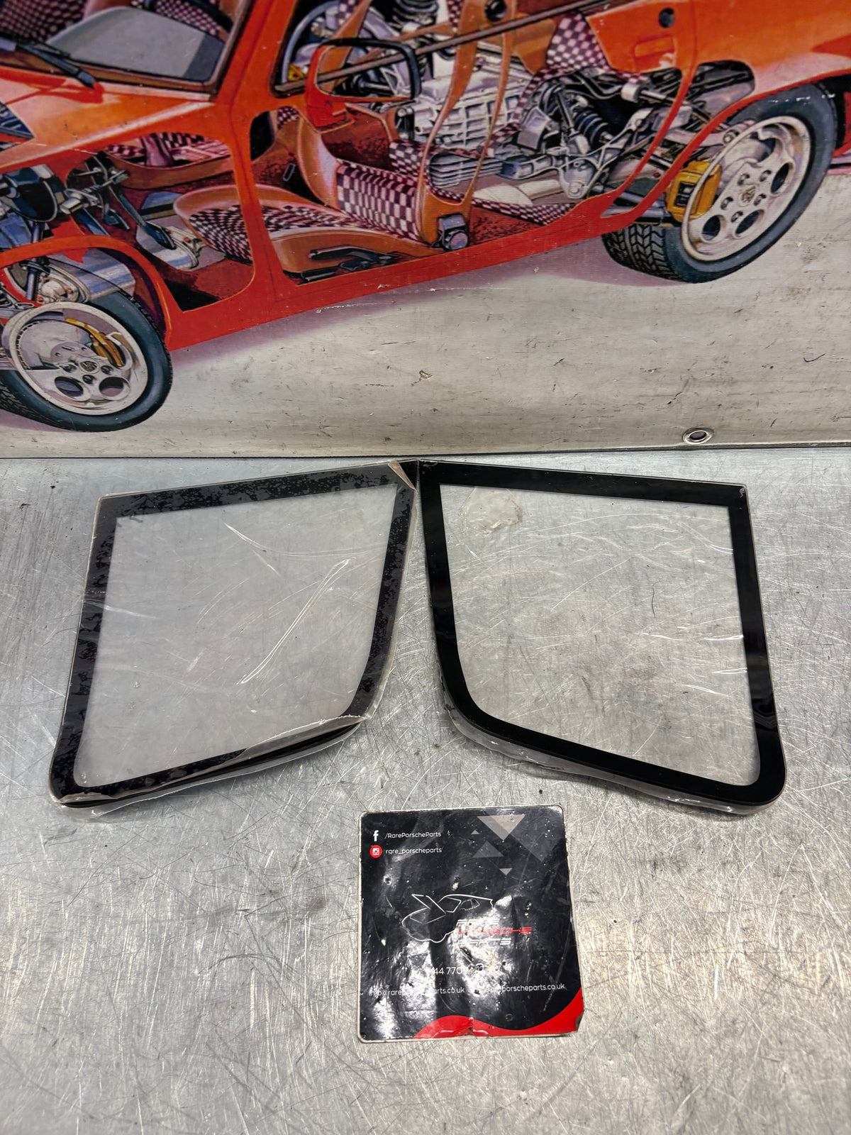 Porsche 924 GTR / GTS GTP headlights, new old stock