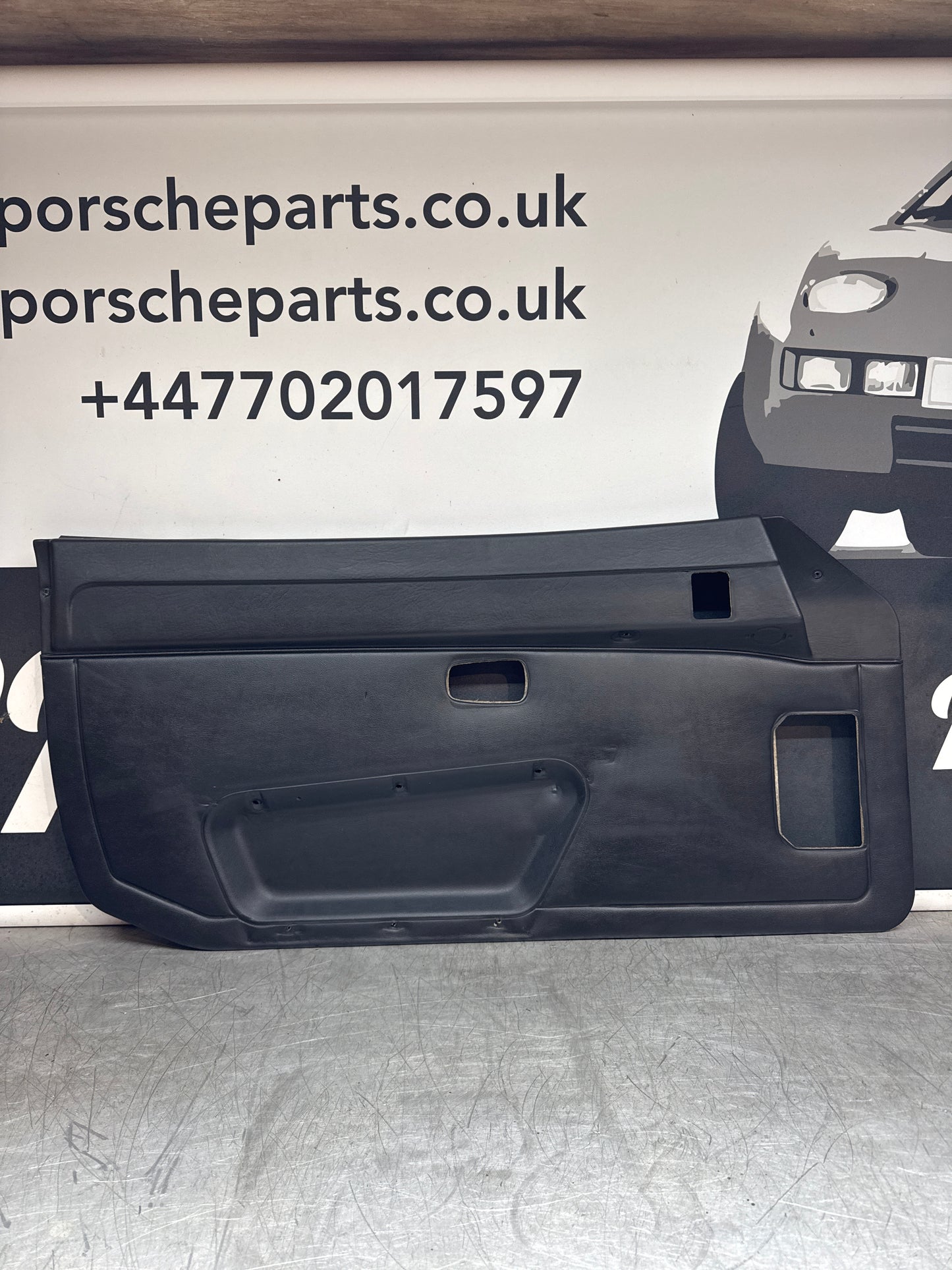 Porsche 924/ 924S/ Early 944  Door cards Pair, Black. Used. 478867011 / 478867012