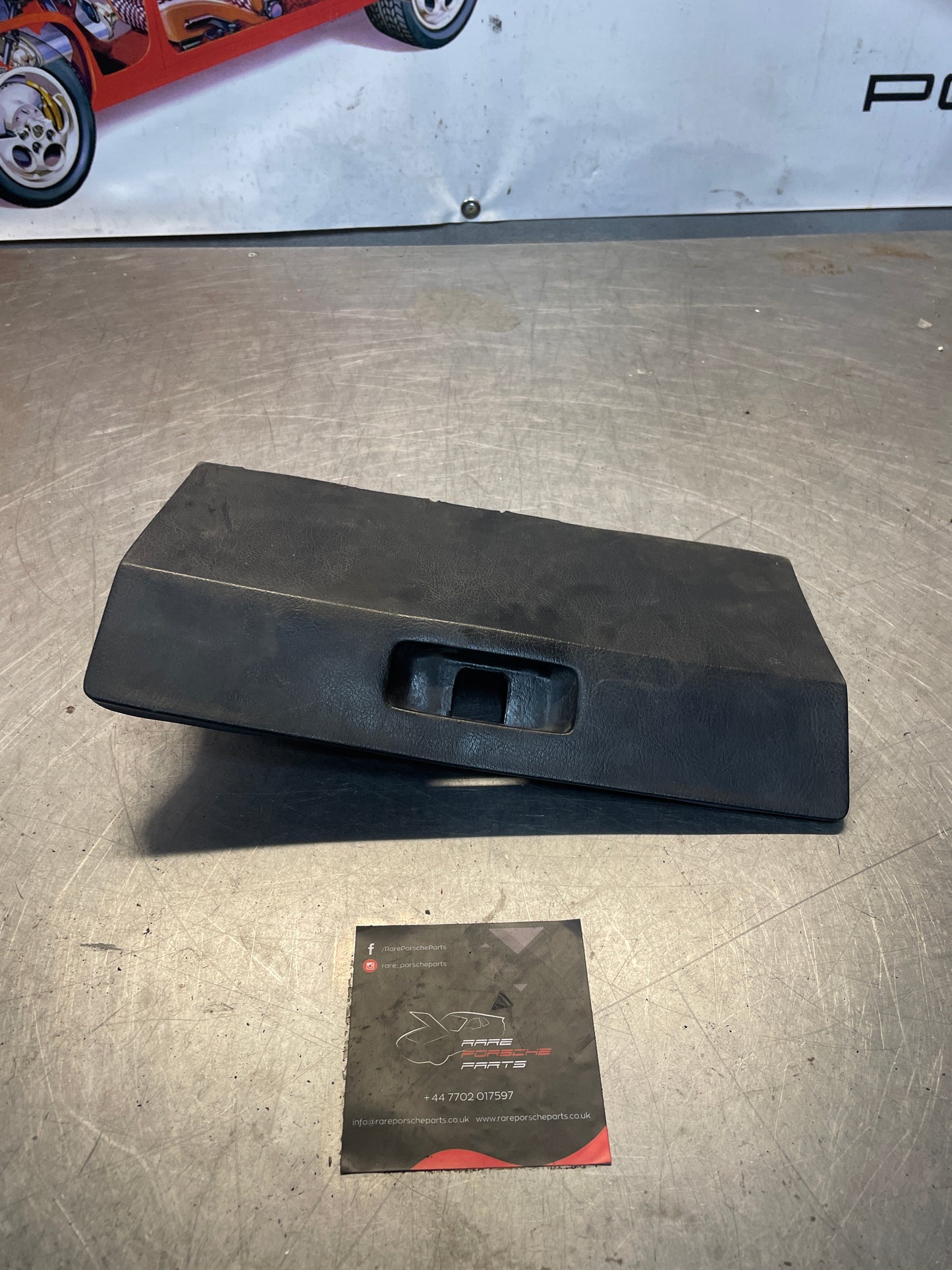 Porsche 944 Black glovebox door, used