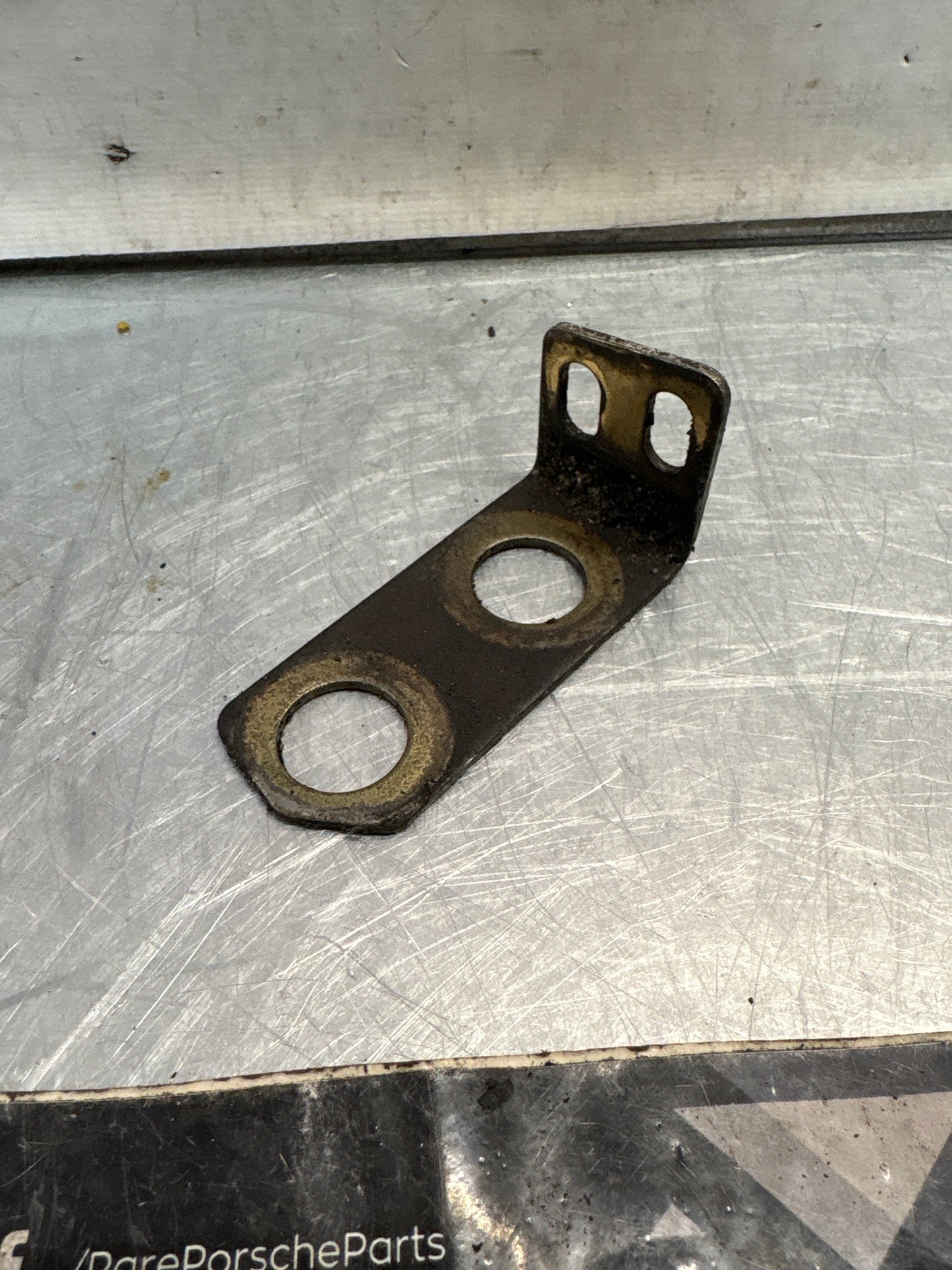 Porsche 944 oil cooler bracket, used 94420731500