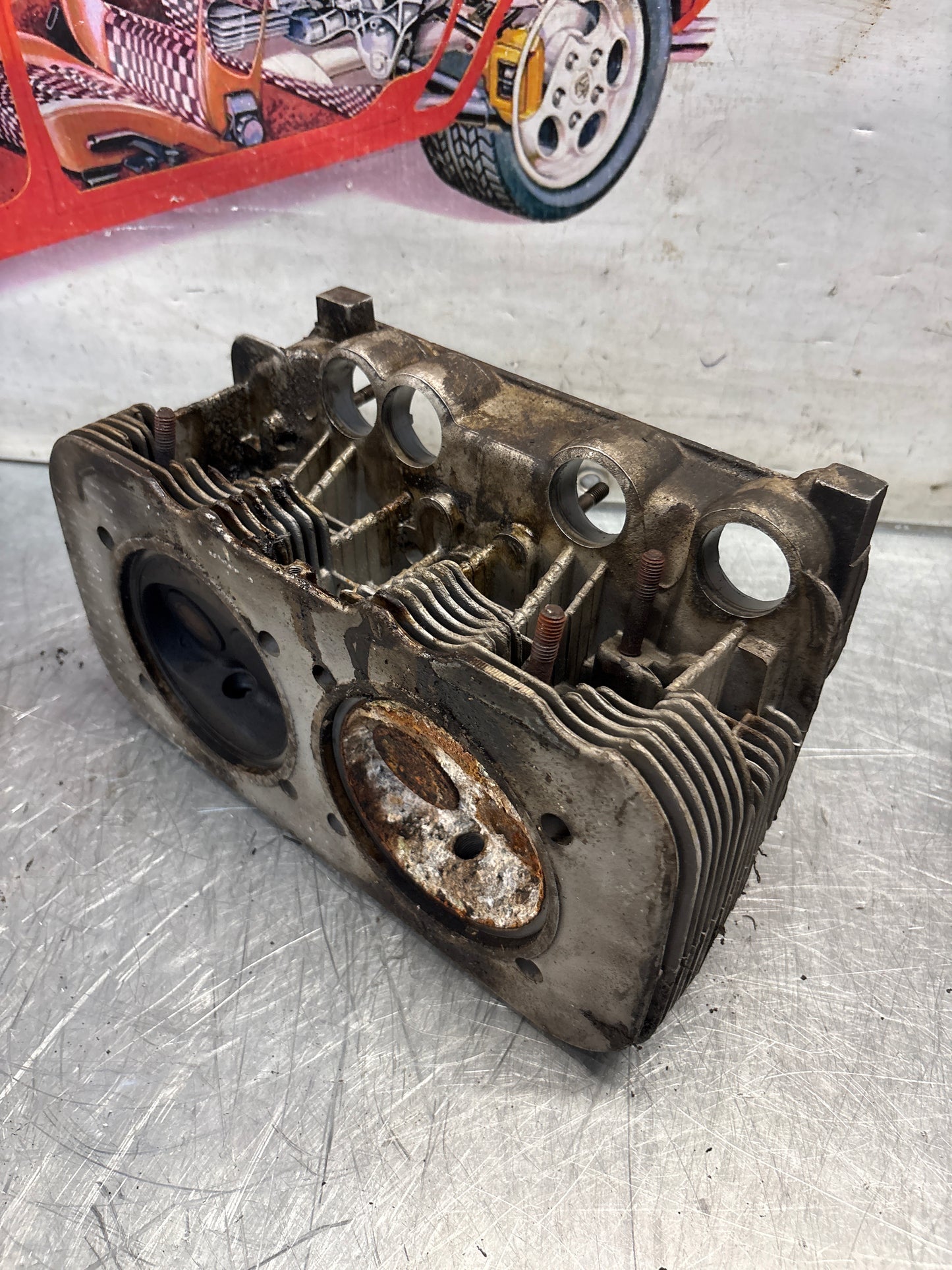 Porsche 914, cylinder head, used 021101371S