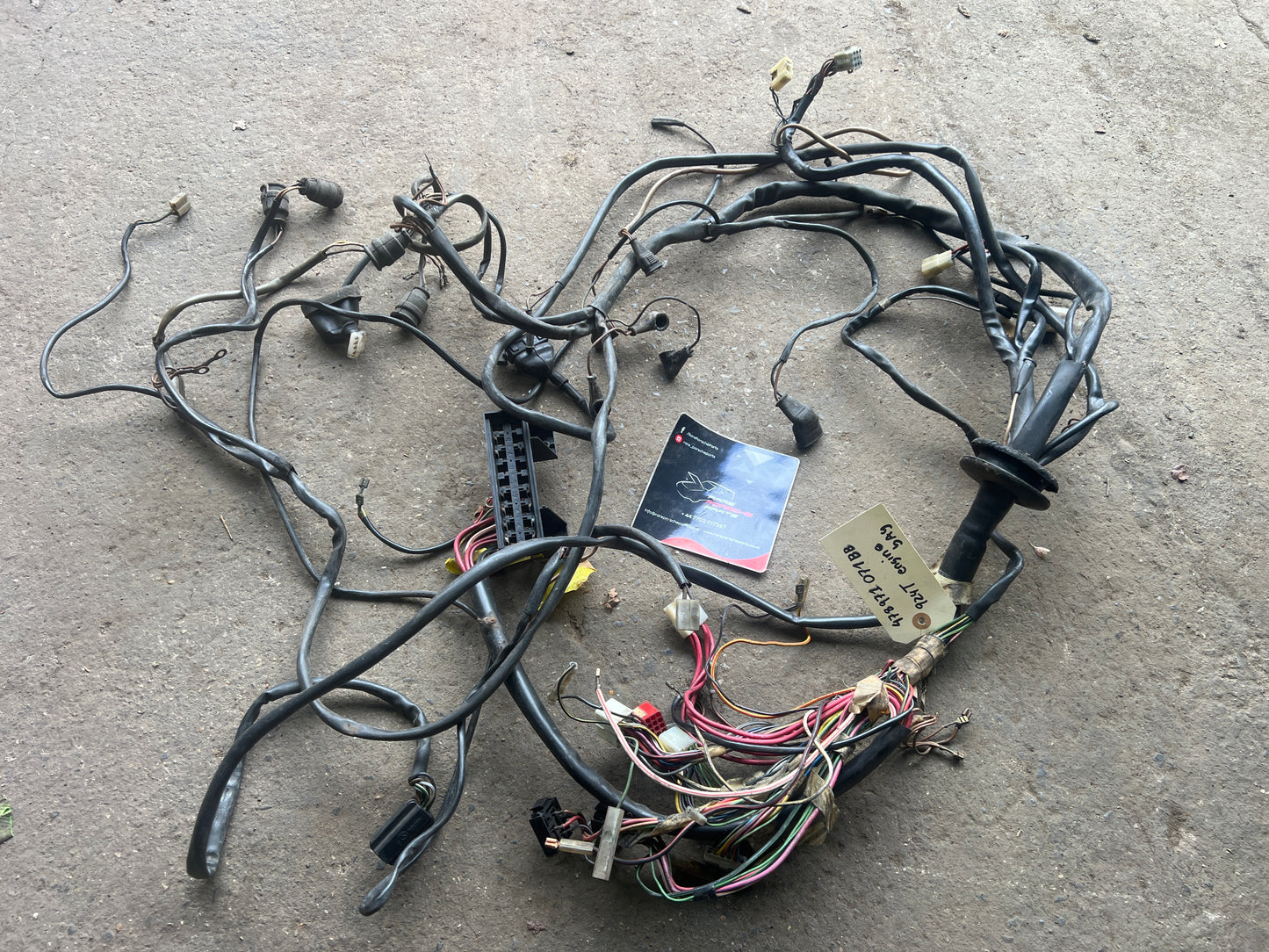 Porsche 924 Turbo S2 1981 engine bay wiring loom 478971071BB