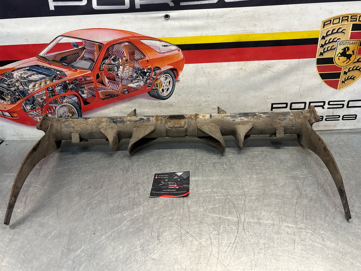 Porsche 924S/Turbo / 944 Rear axle carrier, used 94433104502
