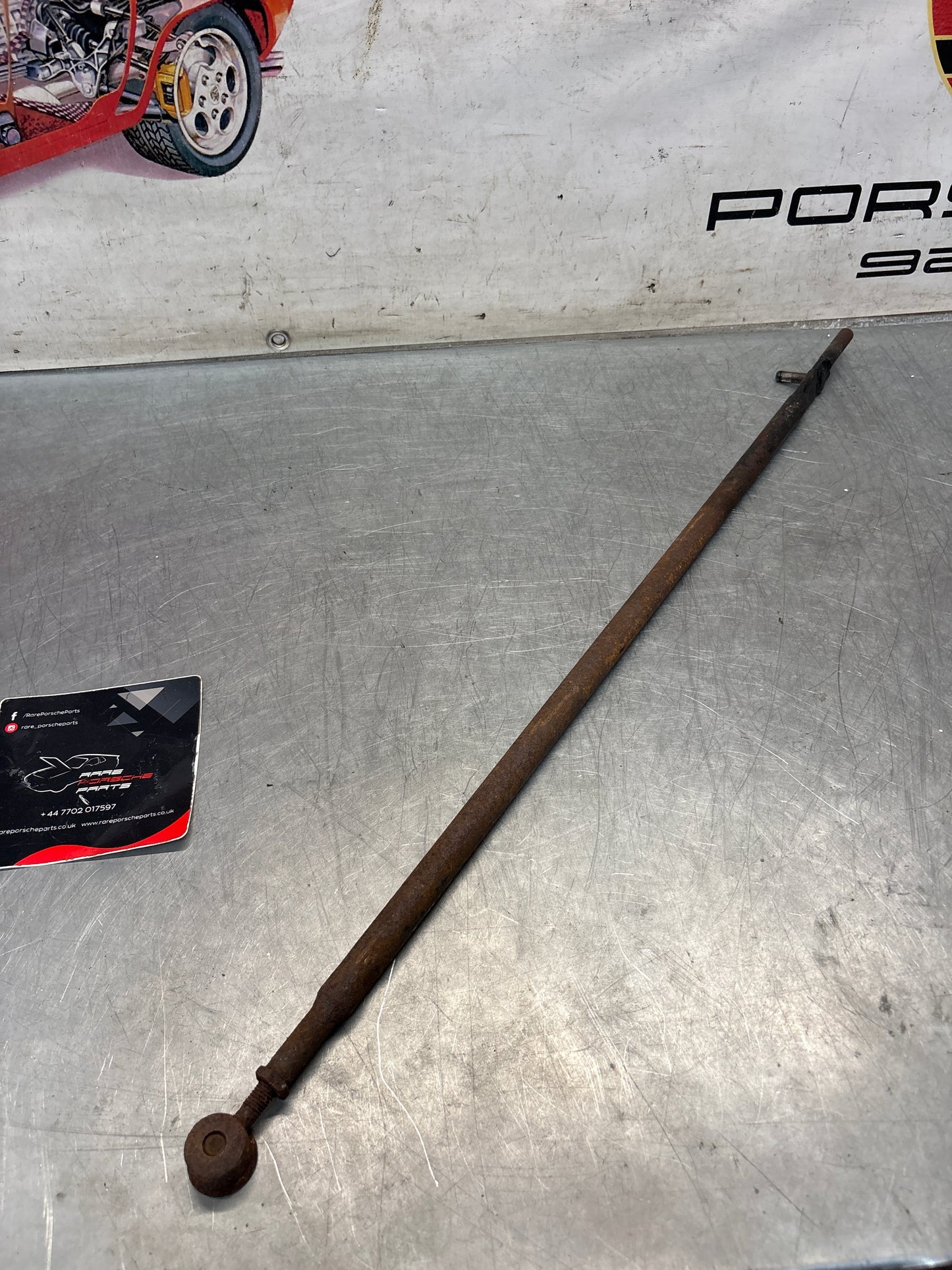 Porsche 924 dog leg gear shaft rod, used 477711154