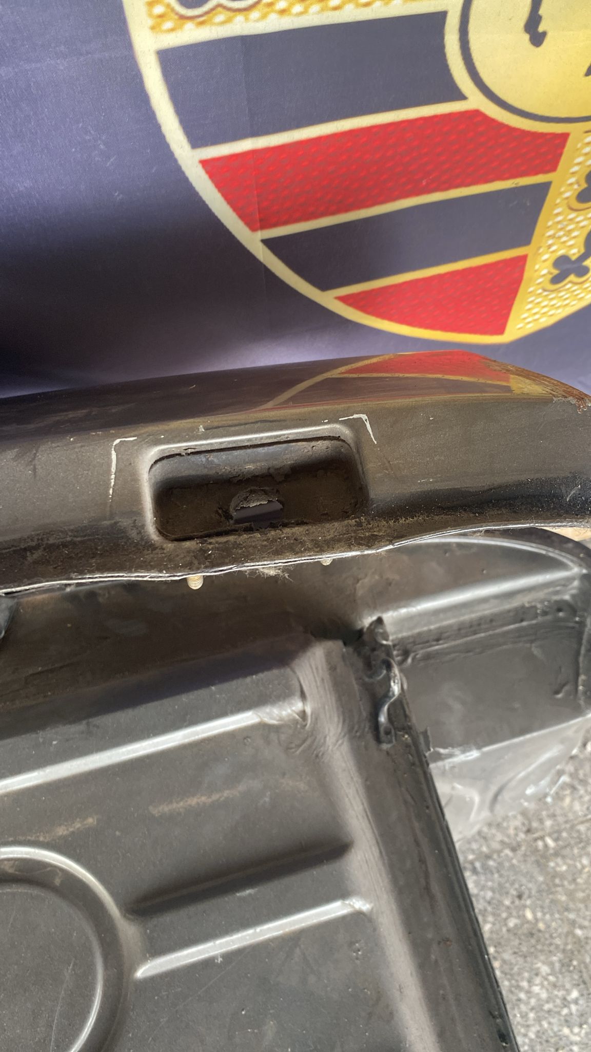 Porsche 944 complete rear cut used, 94450303701