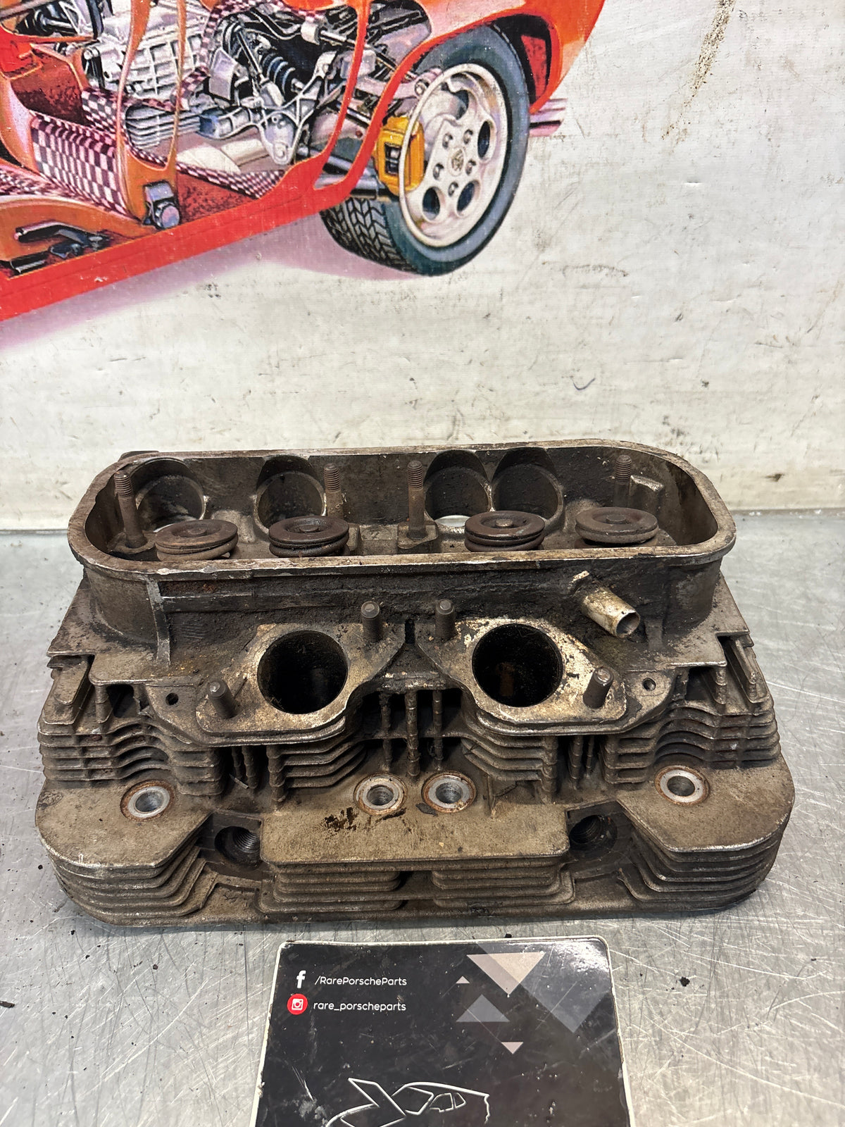 Porsche 914, cylinder head, right side, used 021101371Q
