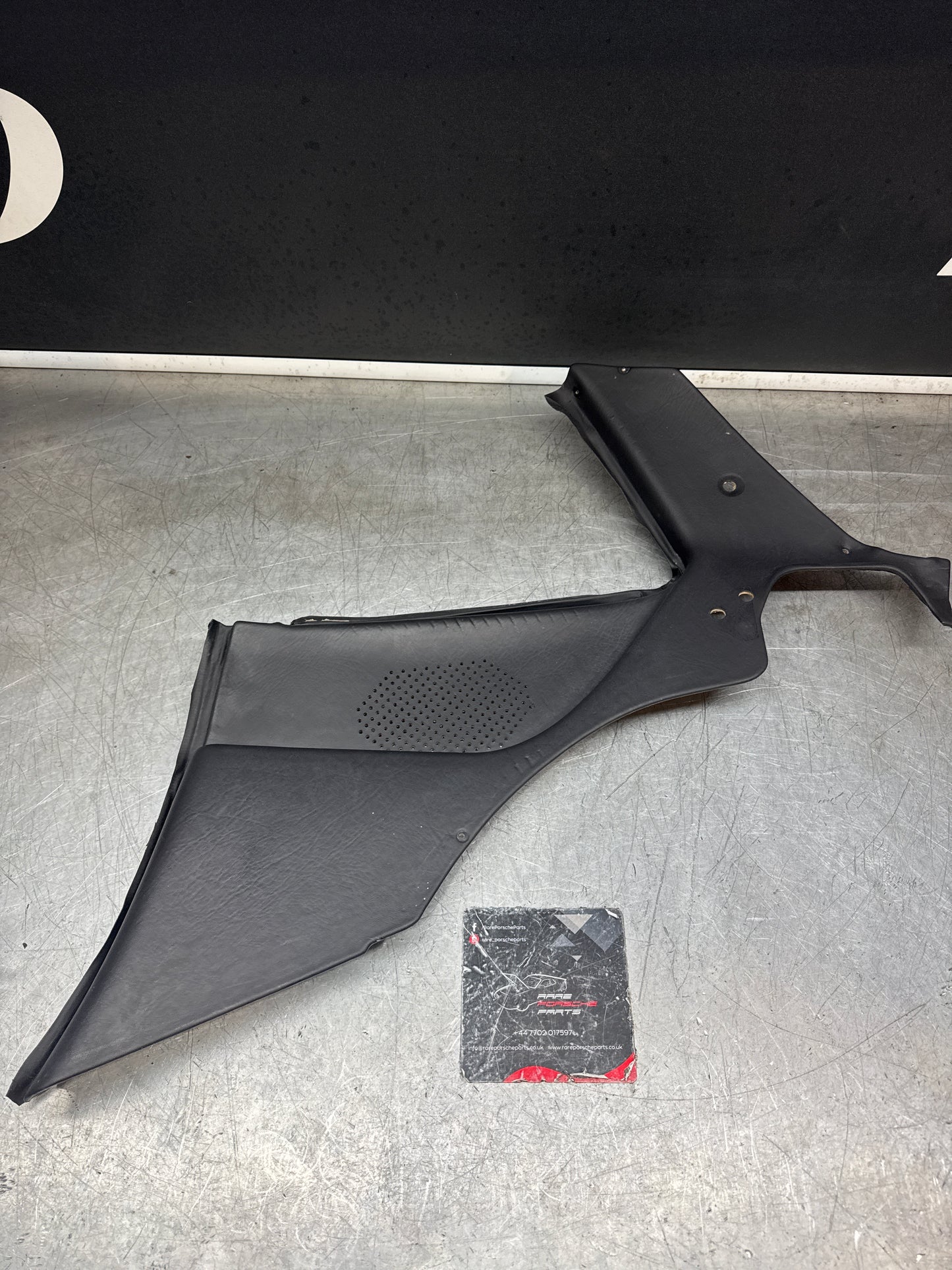 Porsche 944 924 black rear interior C Post trims/cards. Quarter panel trim used 94455502101 94455502201