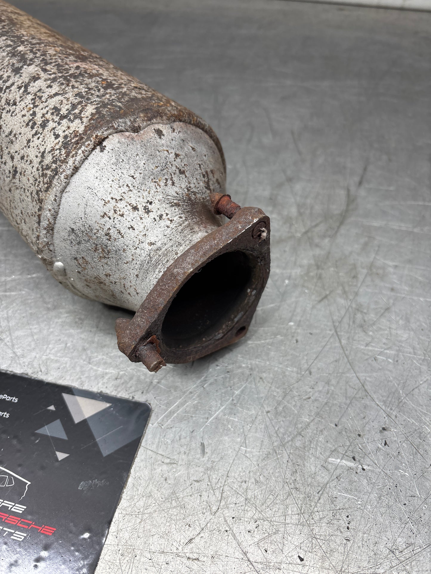 Porsche 911 930 exhaust muffler, 93011118303, spares or repair