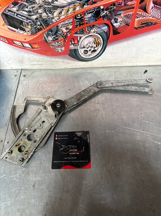 Porsche 911 964 Right side window regulator mechanism, used 91154200443