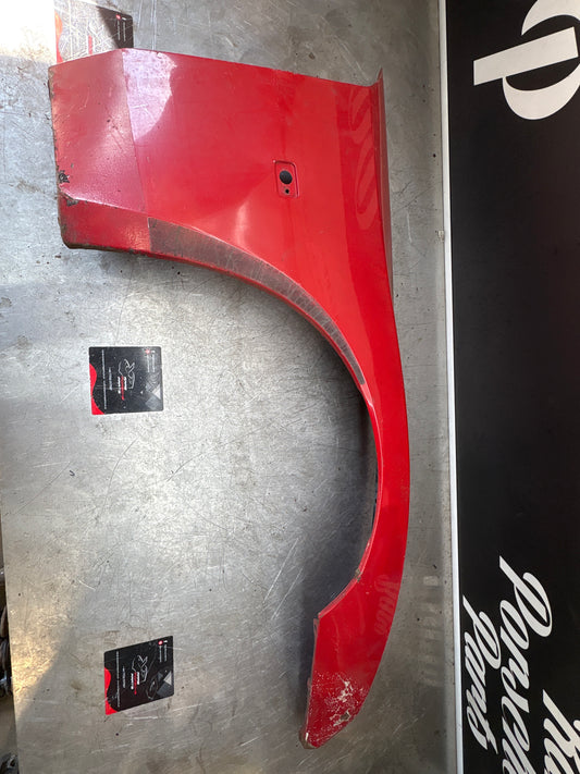 Porsche 944, early front right wing, in need of repair