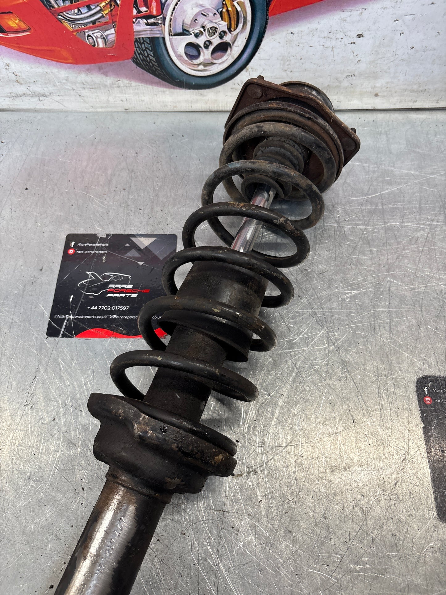 Porsche 924 Front shock absorber, used 477412031F