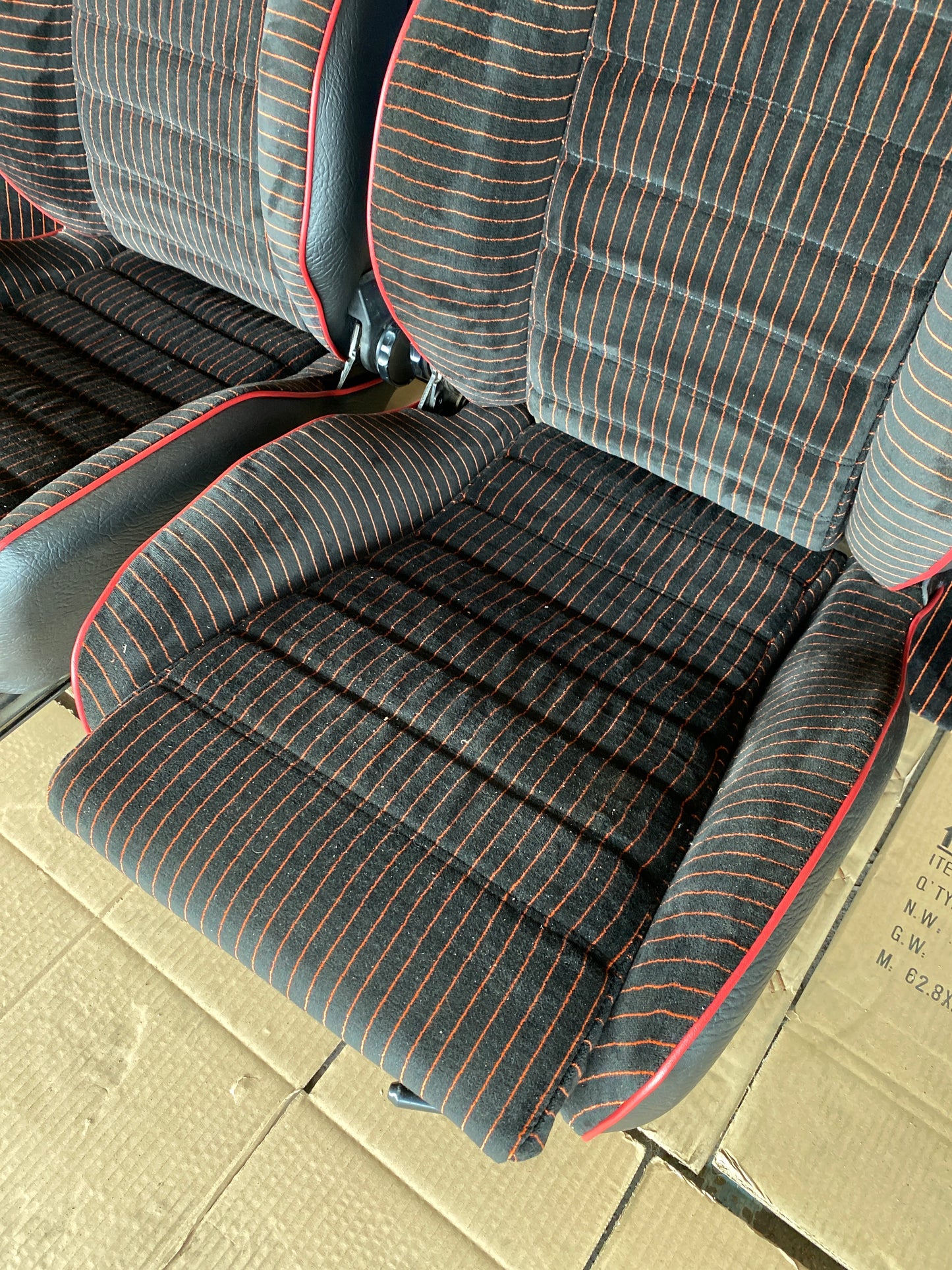 Porsche 924 Carrera GT Seat set with door cards, refurbished