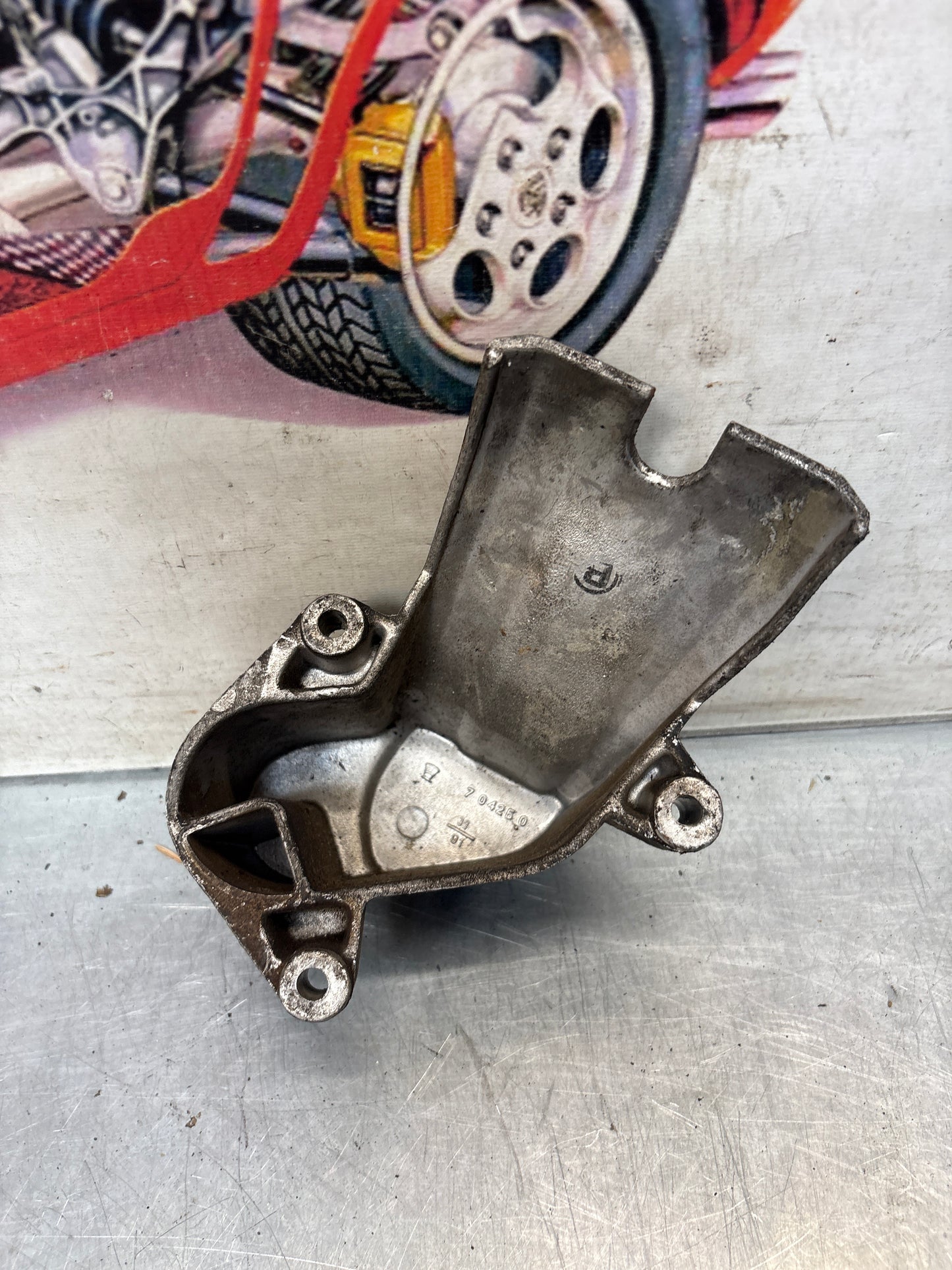 Porsche 944 transmission end cap piece, used 94444913200