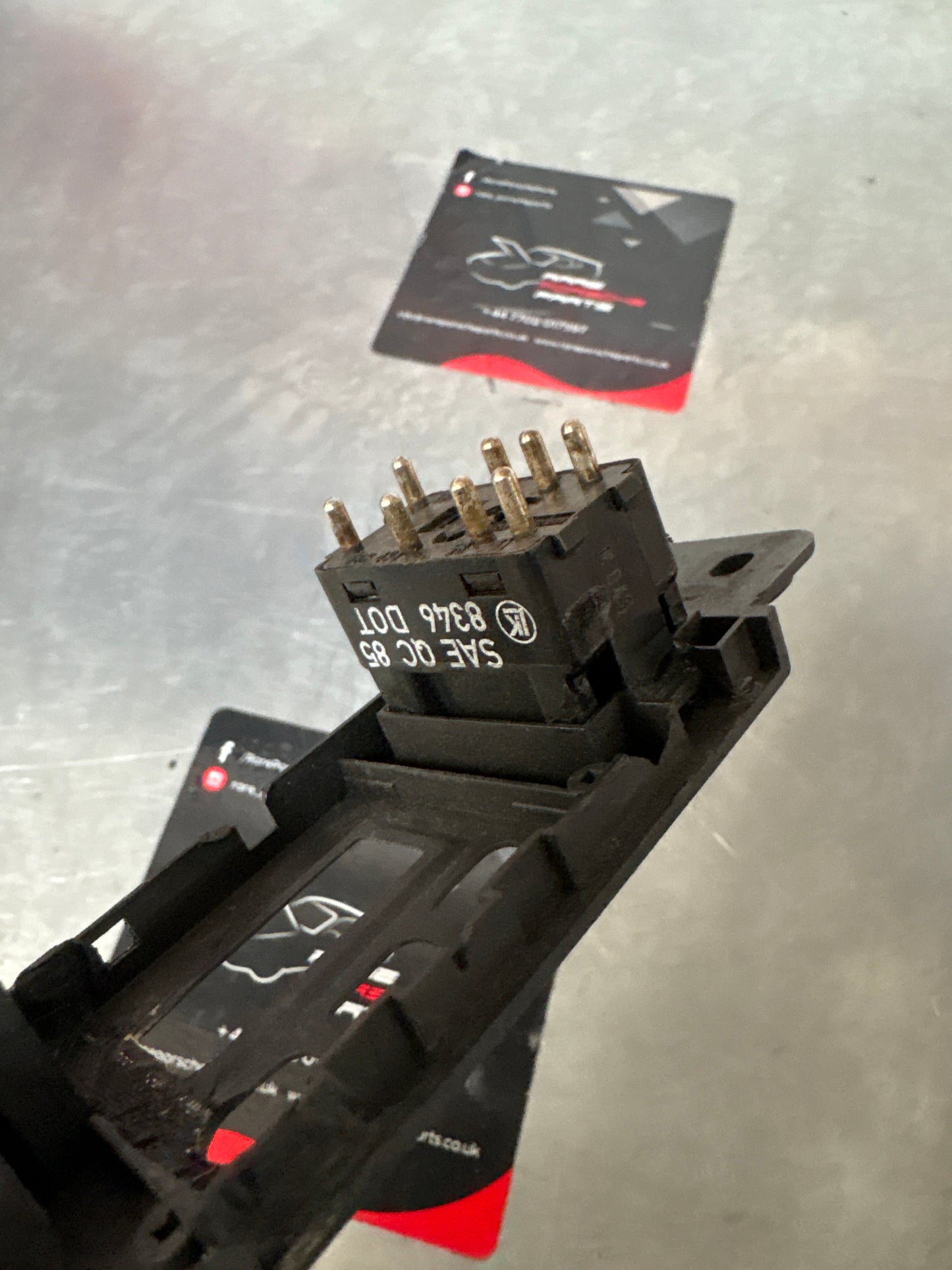 Porsche 944/968 oval dash switch surround trim 94455243600 used, LHD