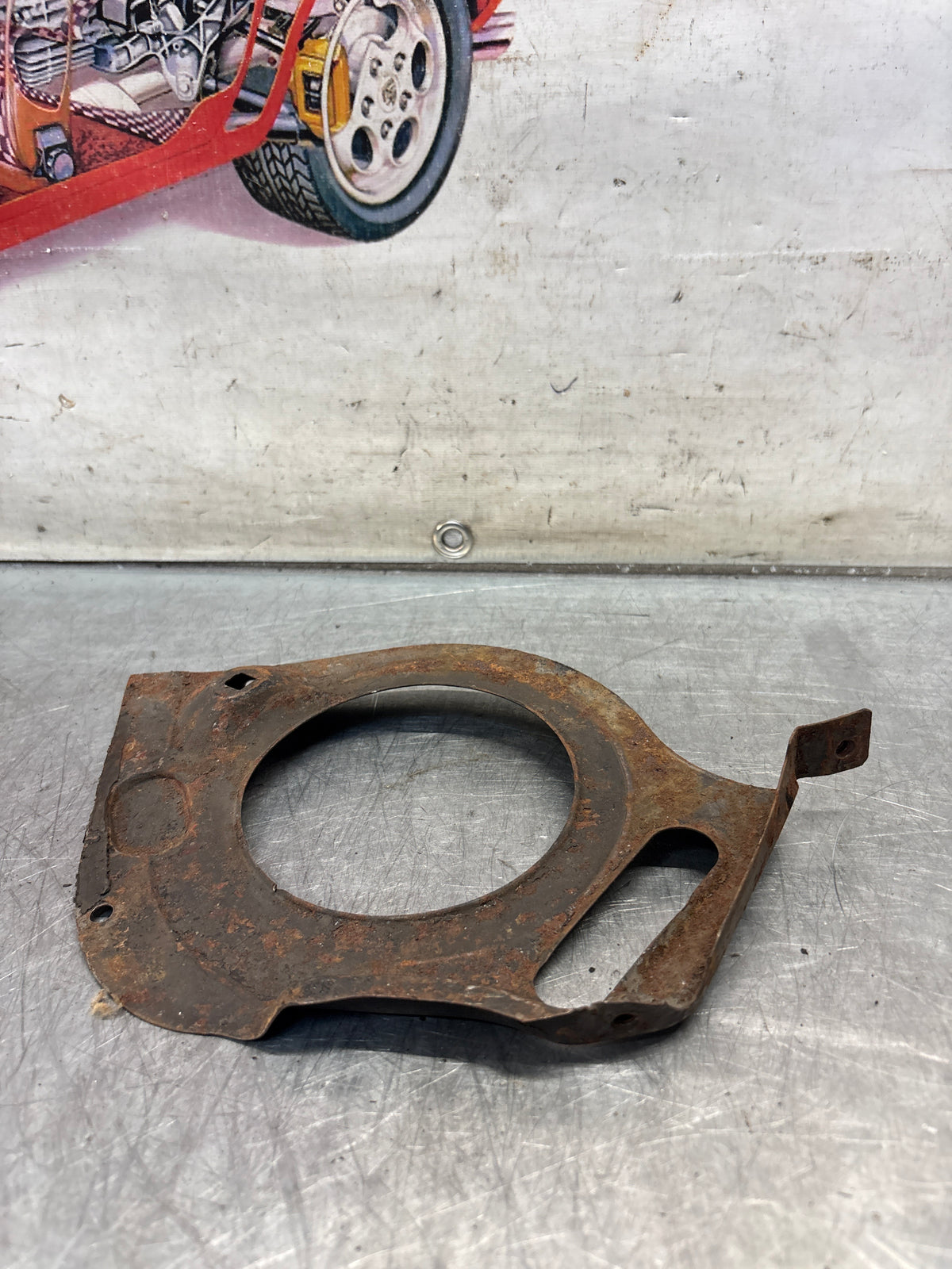 Porsche 914 generator cover plate, used 021119281D