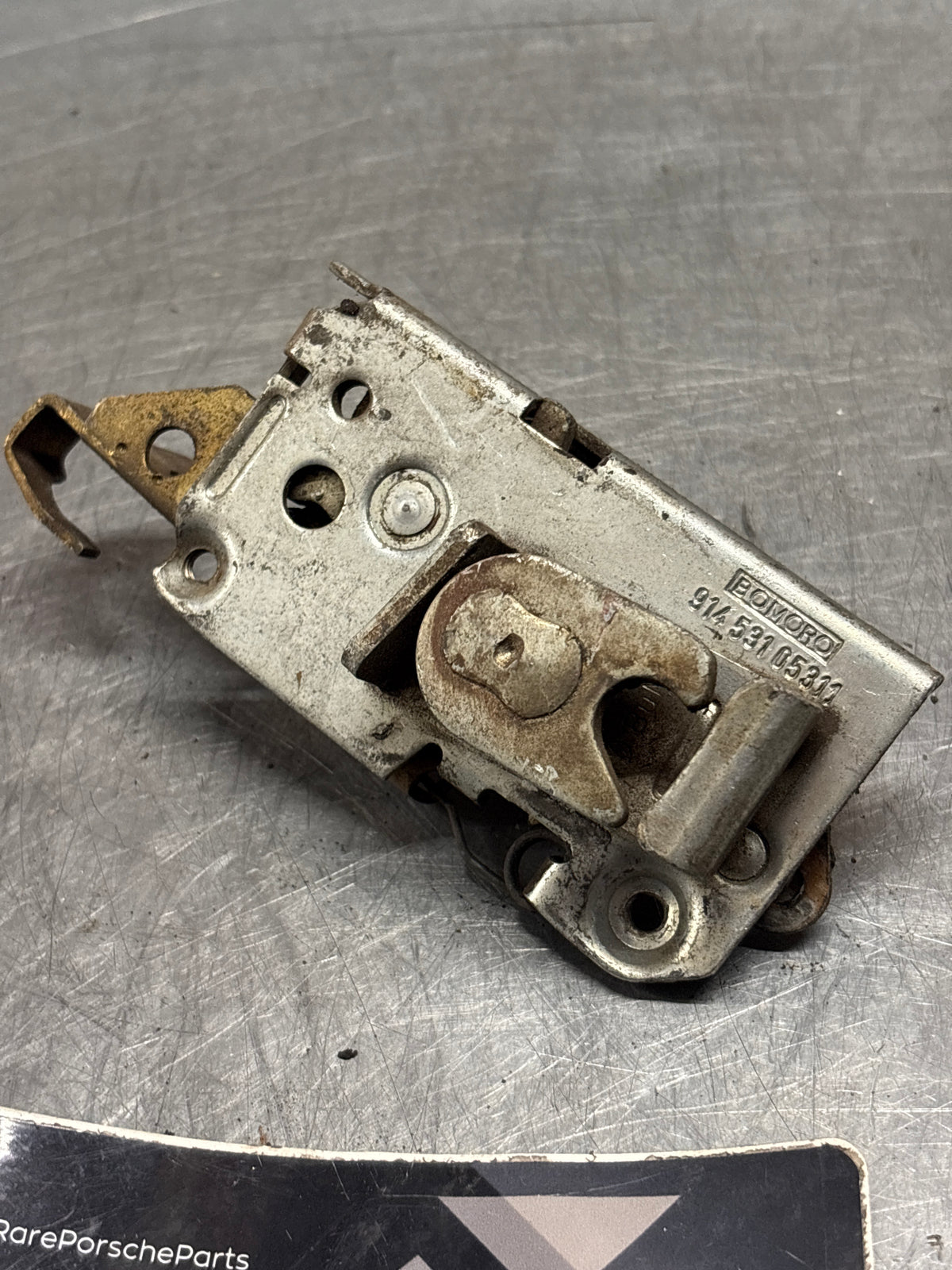 Porsche 914 trunk lock, used 91453105311