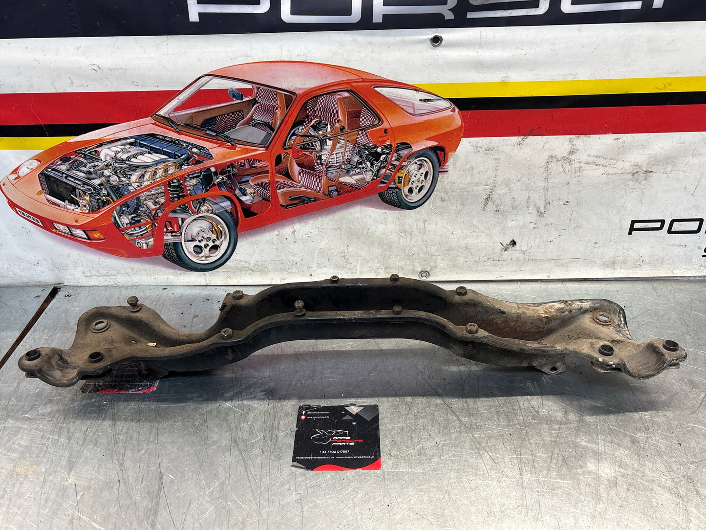 Porsche 928 82-85 engine mount, used 92837501106