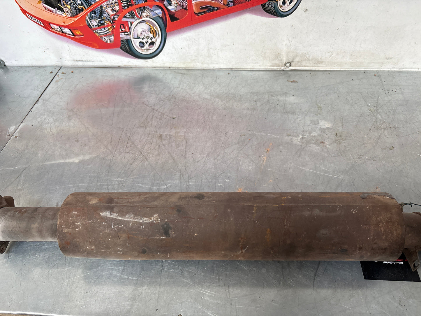 Porsche 924 Turbo / Carrera GT Down Pipe, middle section, used 93111105103