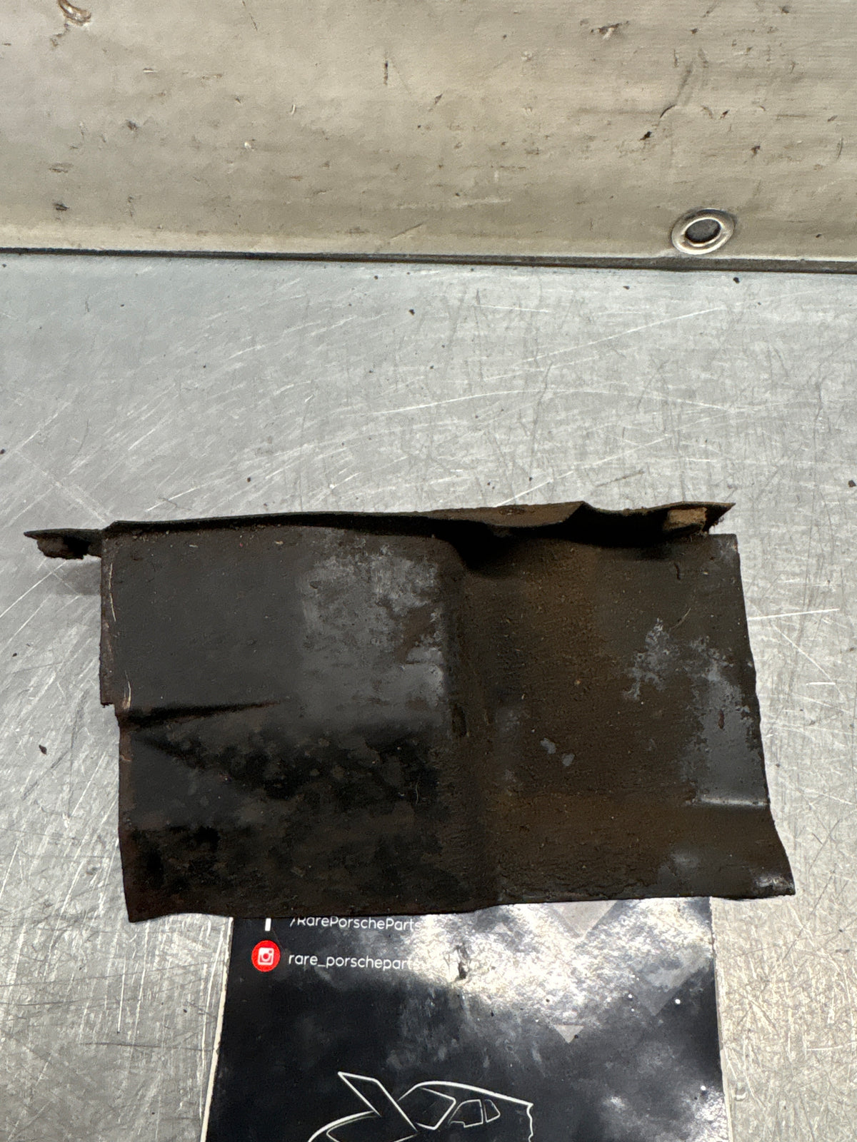Porsche 914 air duct plate, used 022119362