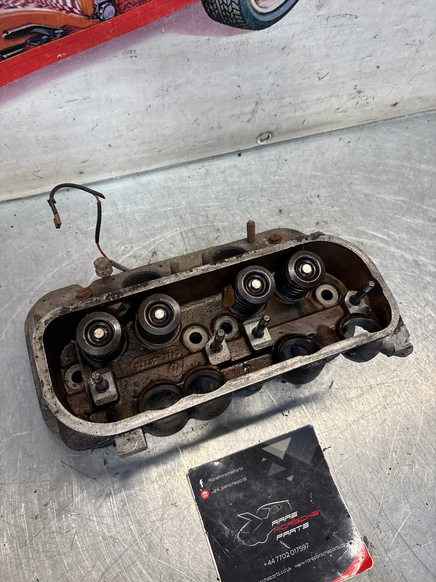 Porsche 914, cylinder head, right side, used 021101371J