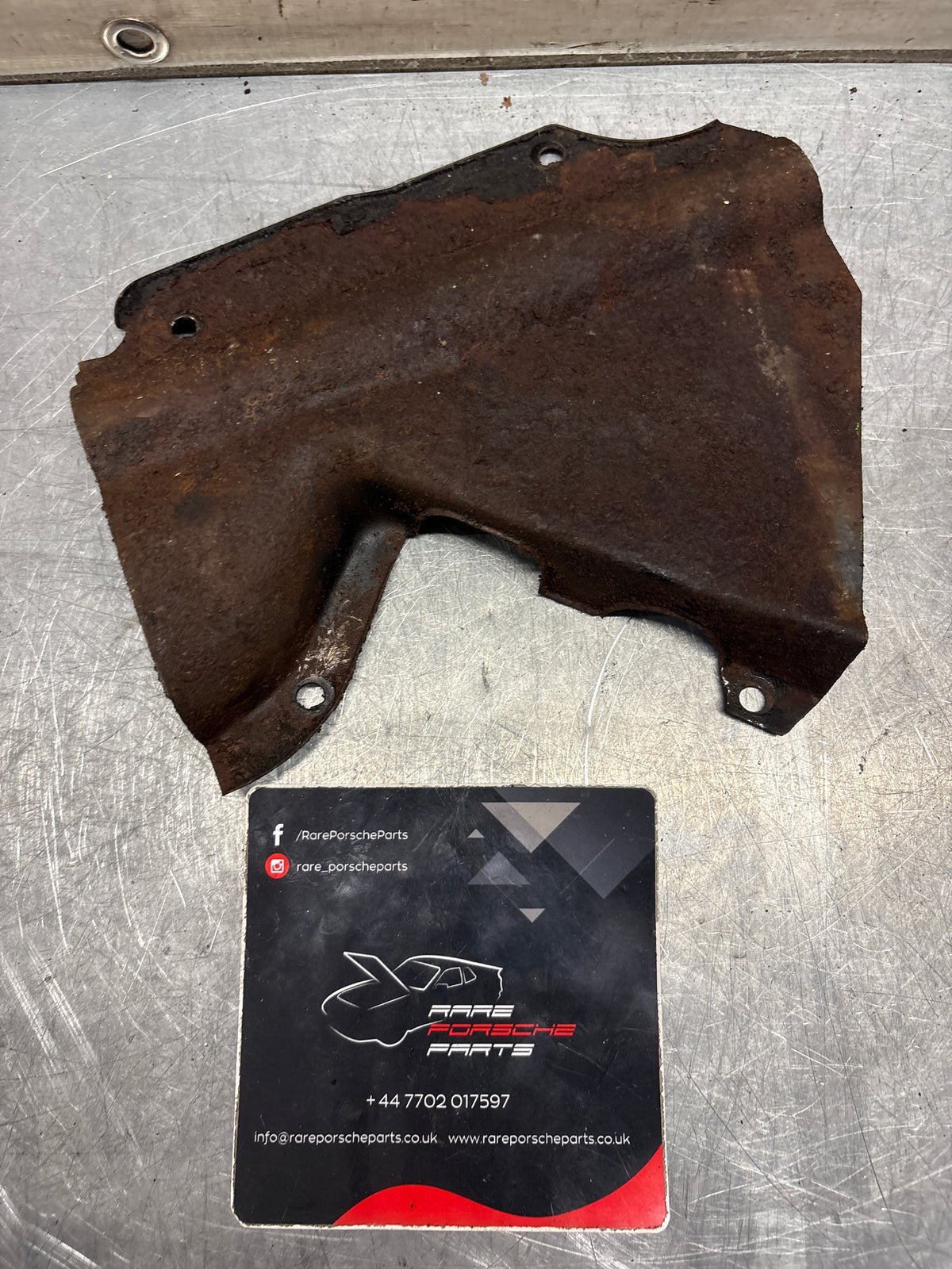 Porsche 914 engine cover air duct, used 022119356B