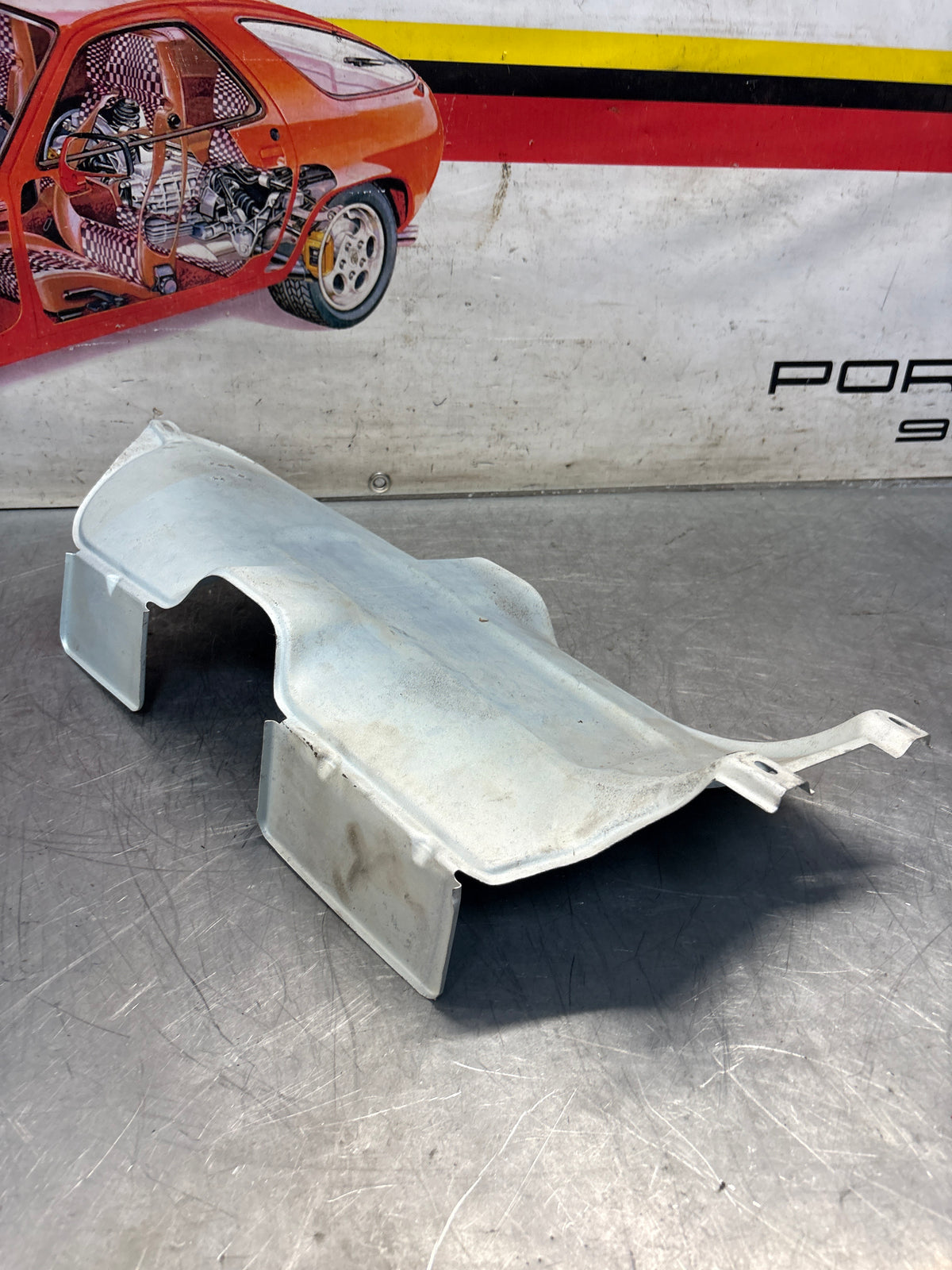 Porsche 924 924S 944 2.5 N/A exhaust heat shield 94450313900, refurbished 