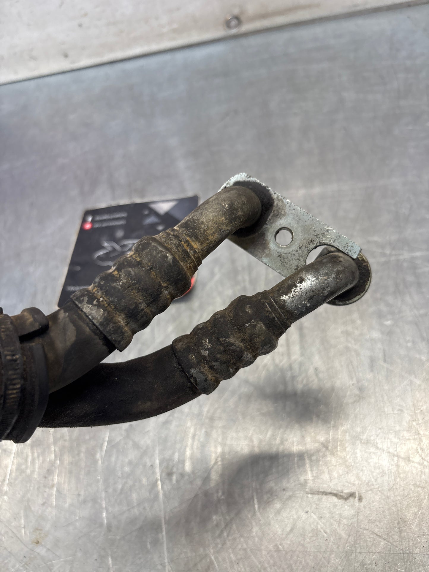 Porsche 944S2 / 968 engine oil cooler pipes, used 94420701104