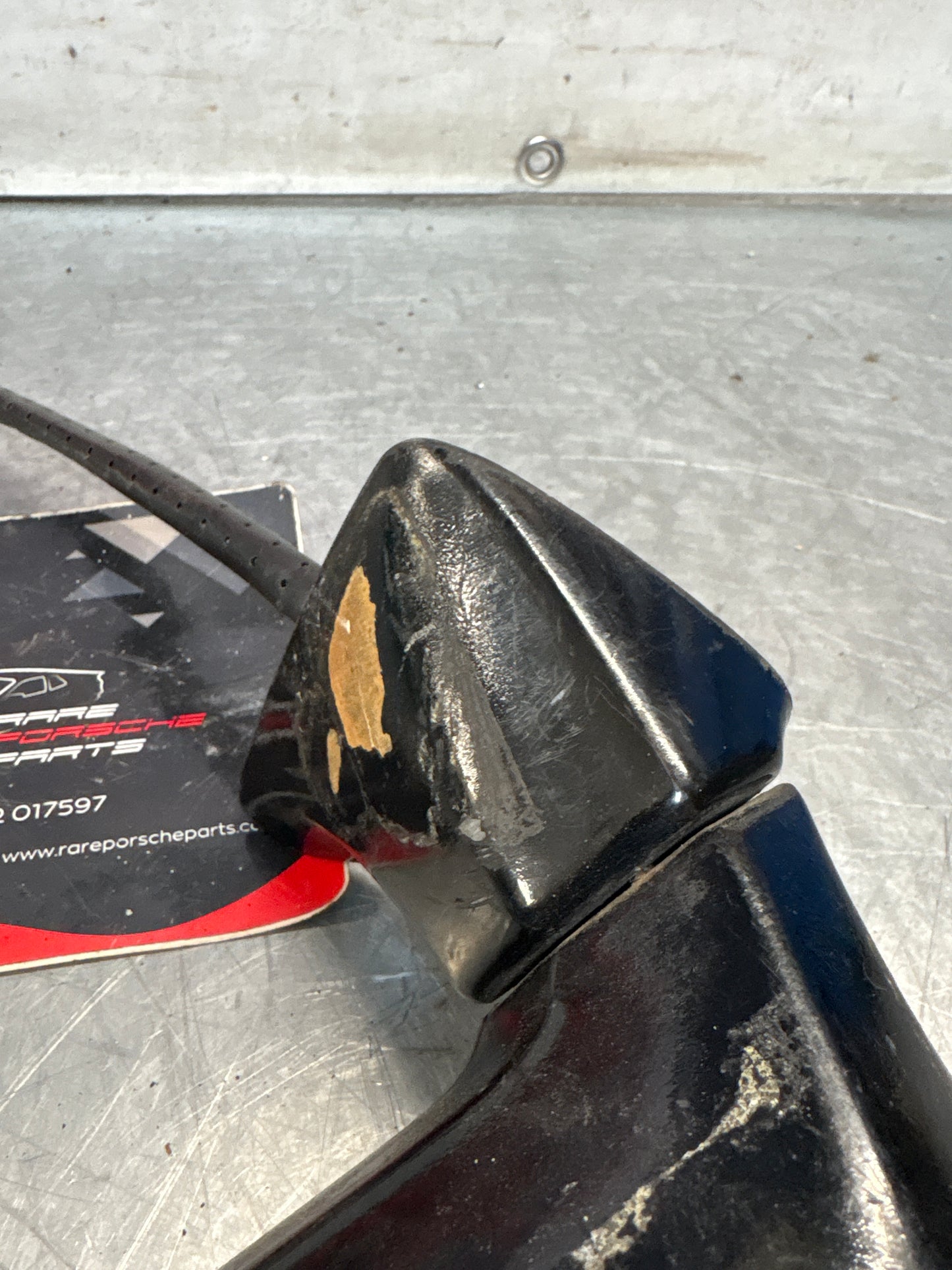 Porsche 924 early left side mirror, used