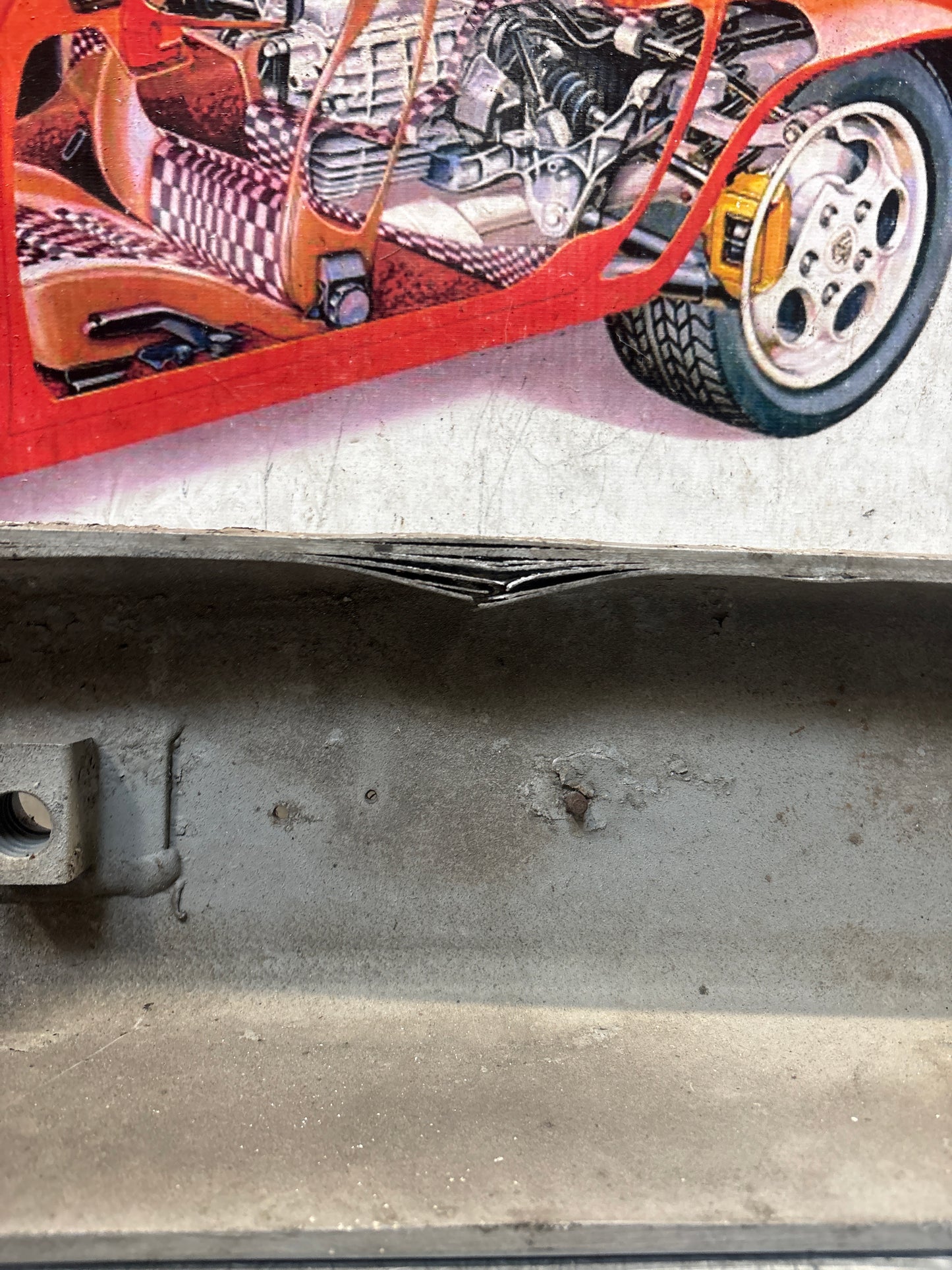 Porsche 911 930 rear bumper, used 93050511201