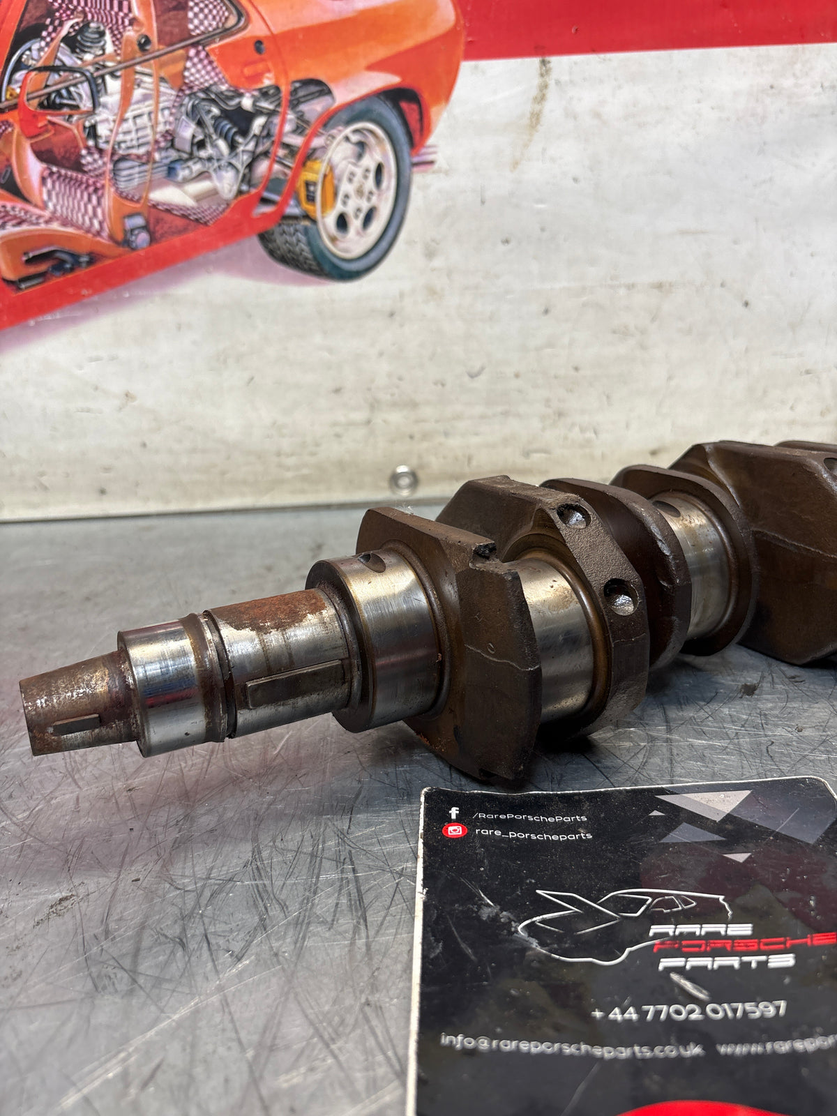Porsche 914 1.7 crankshaft, 021105101, used
