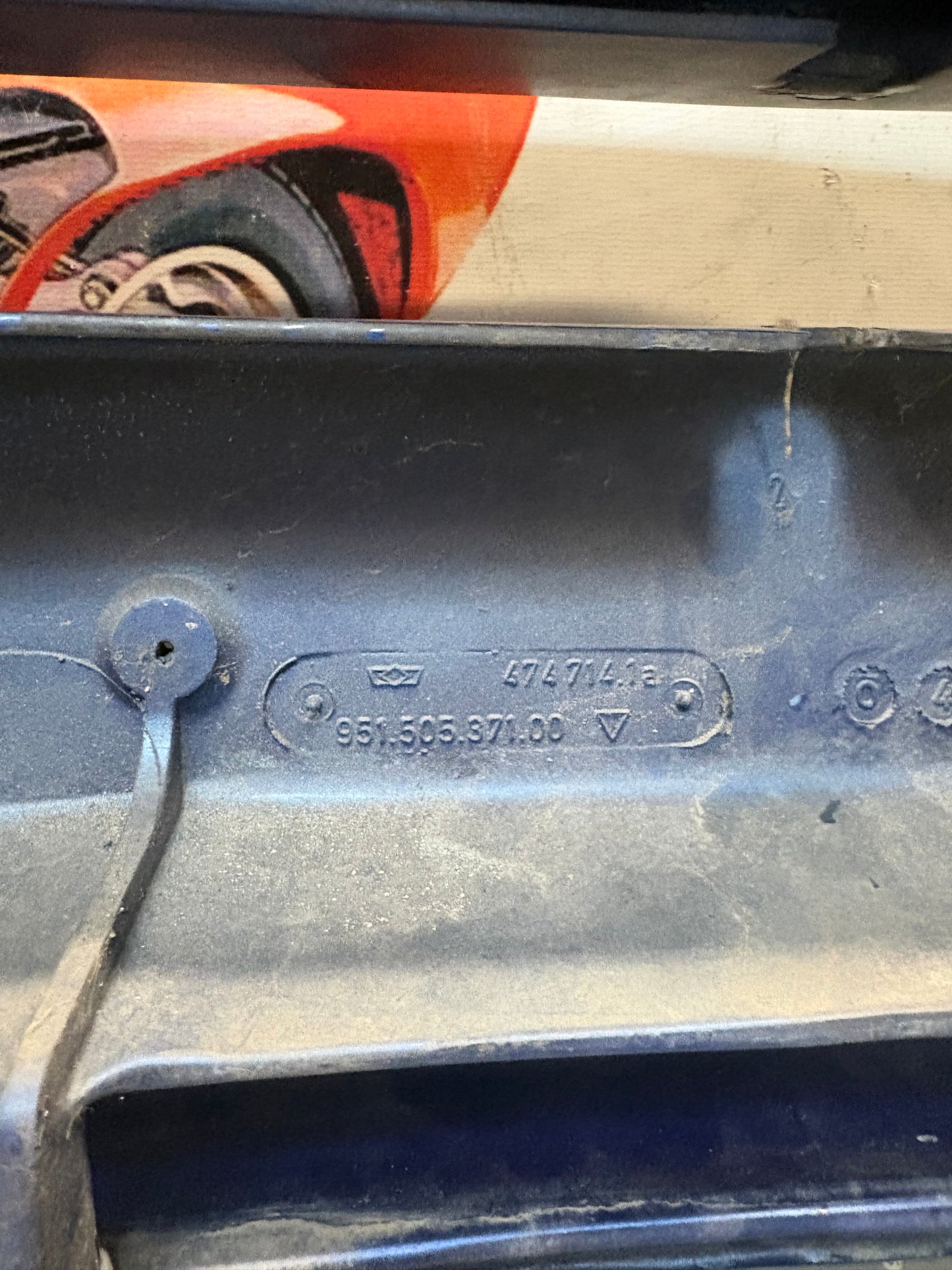Porsche 944 S2 / Late turbo front bumper, used condition 95150537100