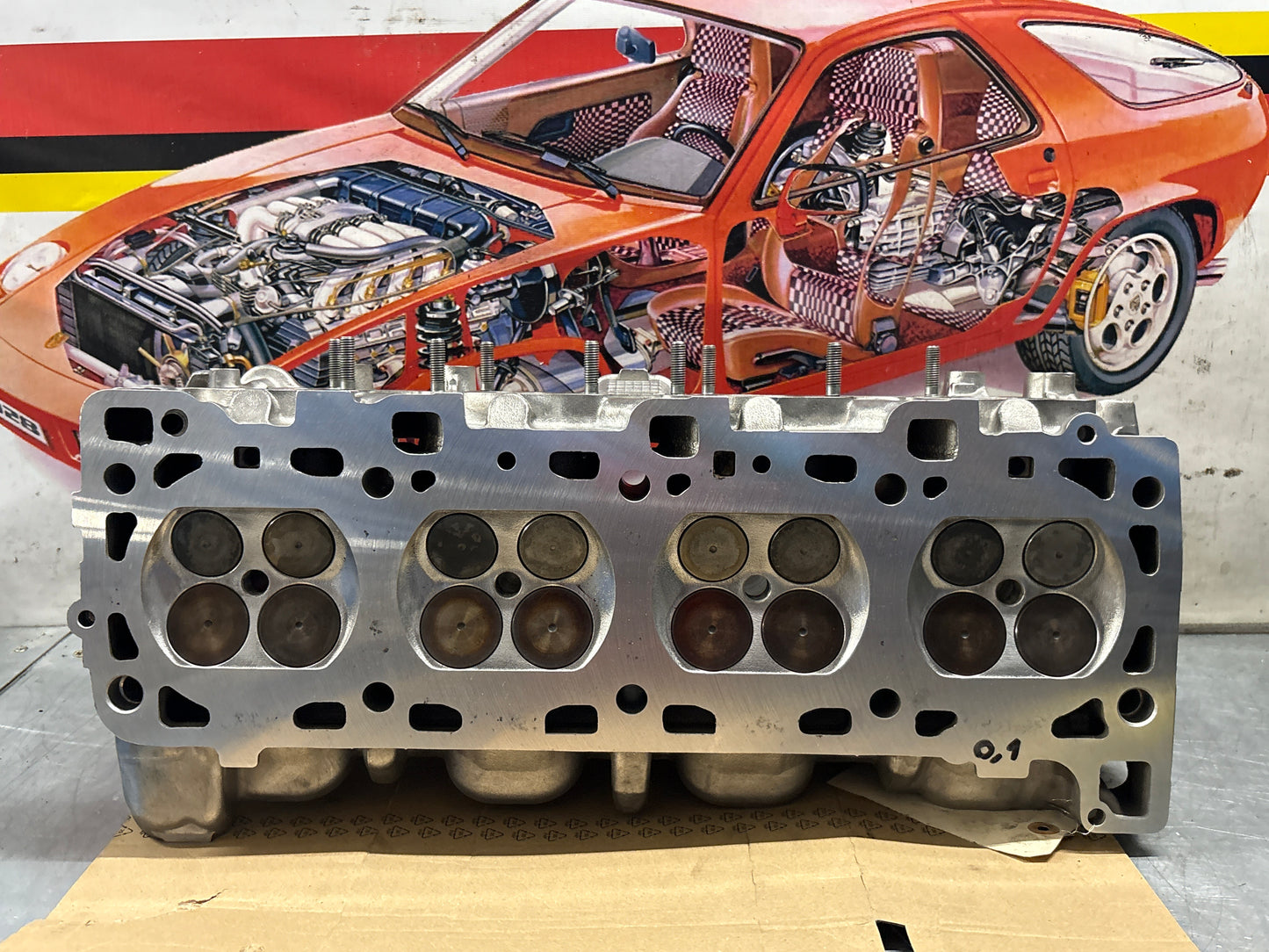 Porsche 968 Cylinder Head, refurbished 9441044141R