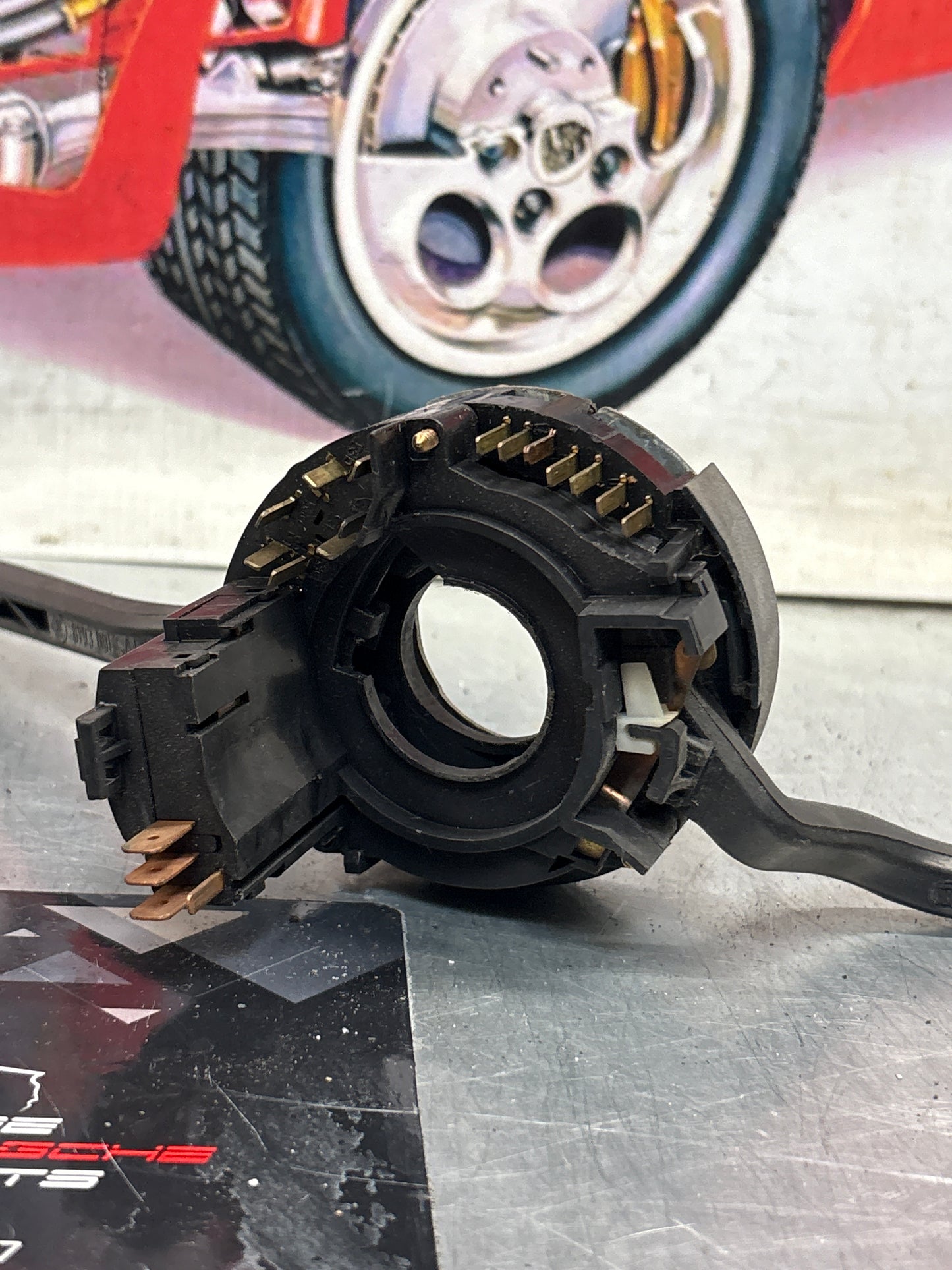 Porsche 924/944 black indicator / wiper stalk. 477953901 / 477953902 / 477953505 used