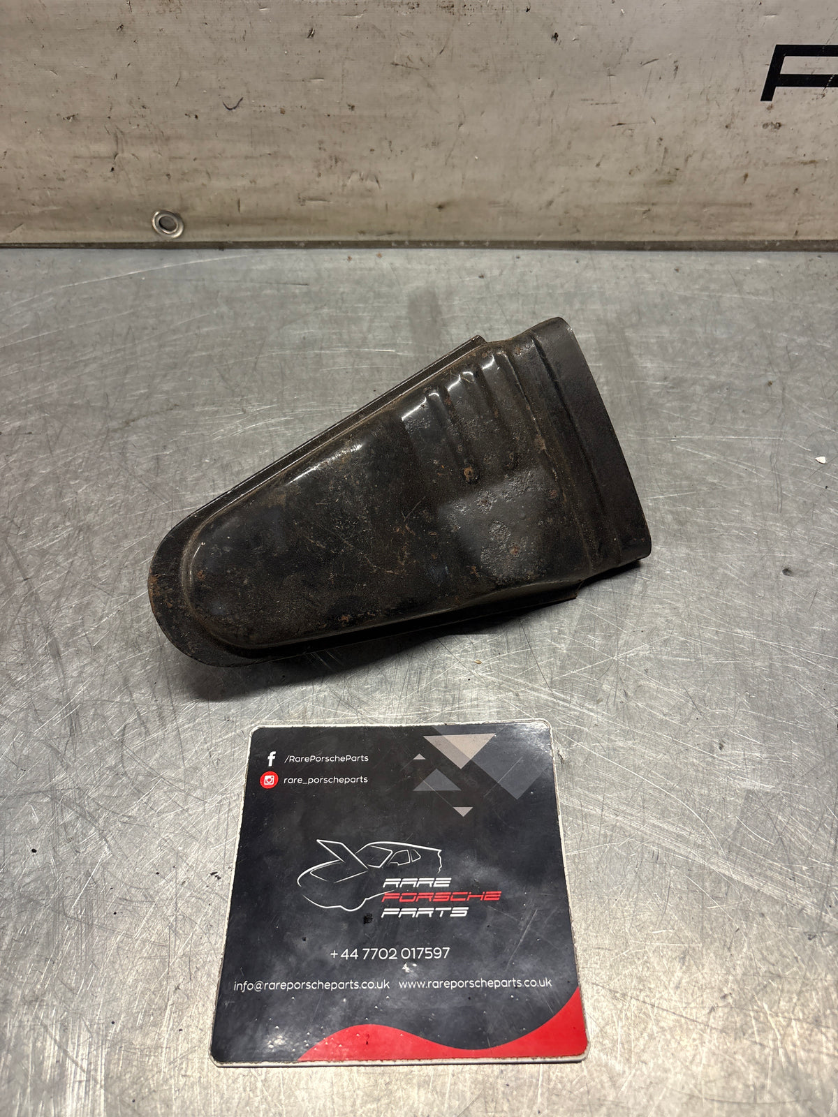 Porsche 914 air flow tube end piece, used 021129631A