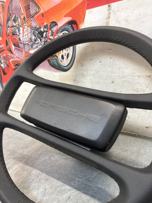 Porsche 928 steering wheel 92834708402, refurbished