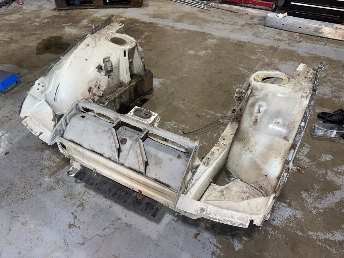 Porsche 924S front end cut
