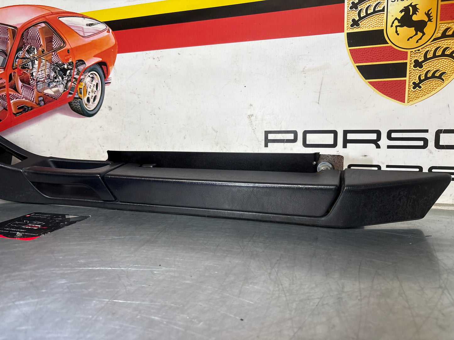 Porsche 928 marine blue door armrest, right, off side, 92855510203, used