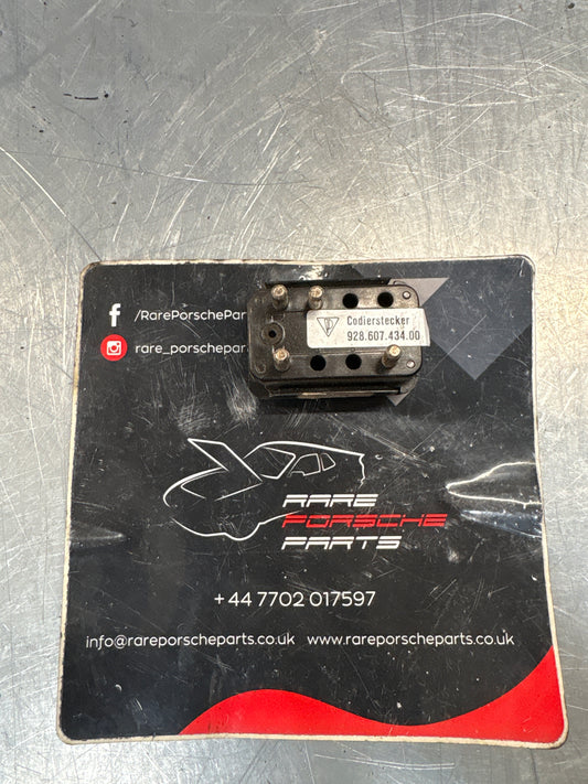 Porsche 928 coding plug, used 92860743400